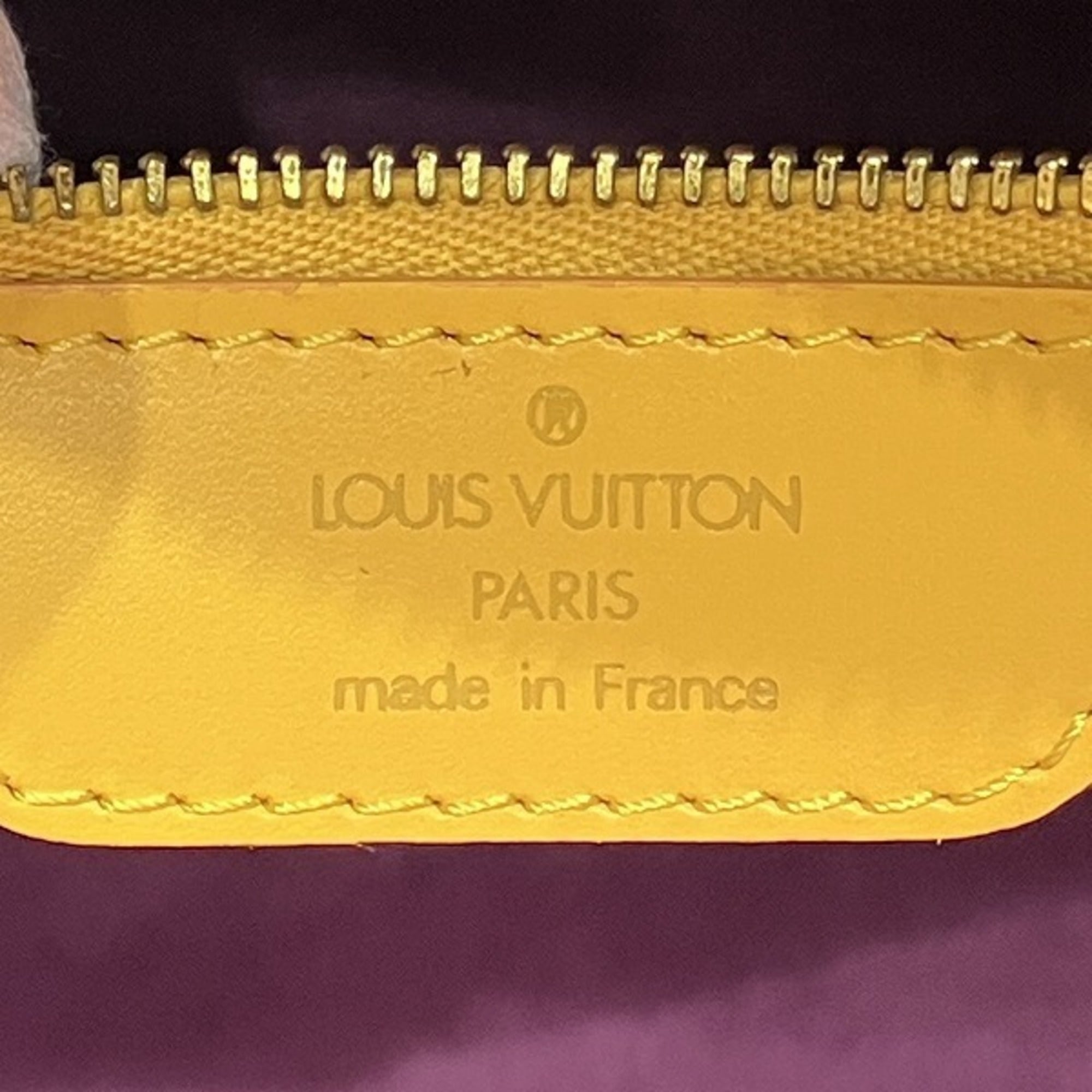 Louis Vuitton Yellow Leather Handbag Shoulder Bag (Pre-Owned)