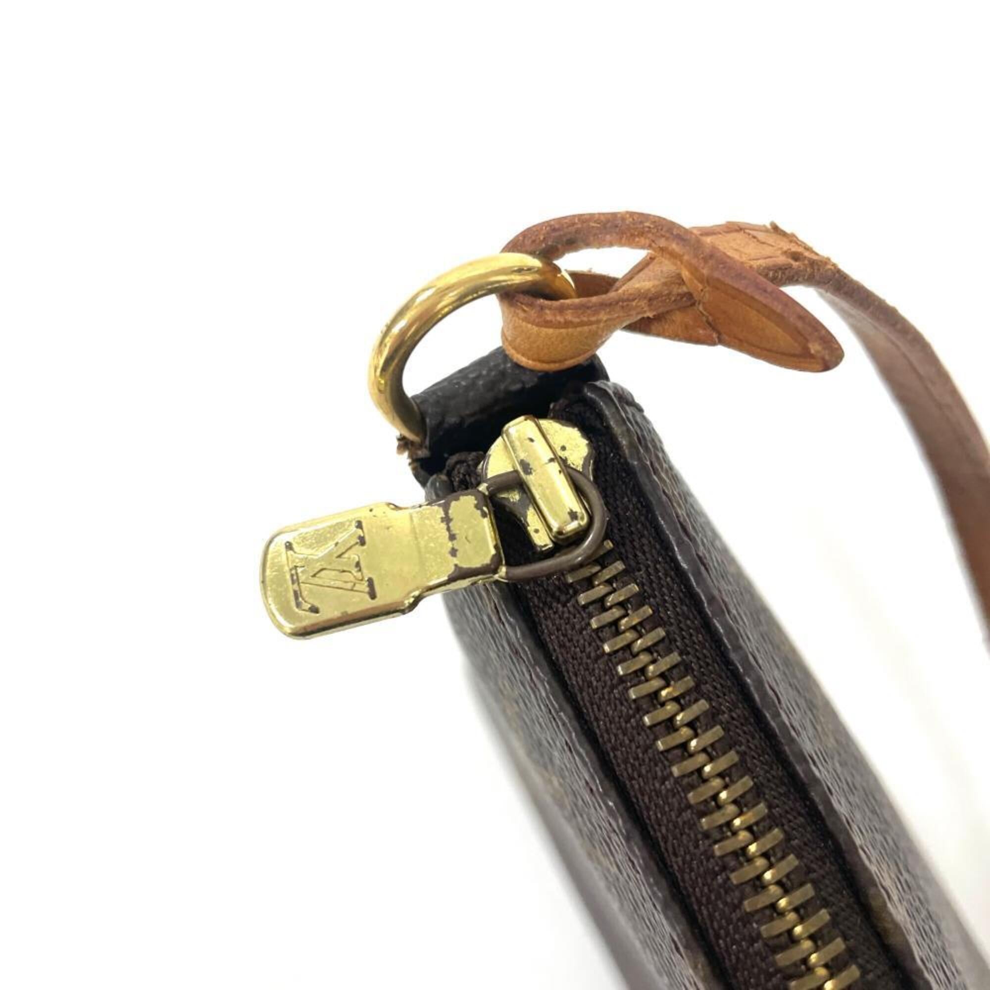 Louis Vuitton Brown Monogram Monogram Handbag Pochette Pouch (Pre-Owned)