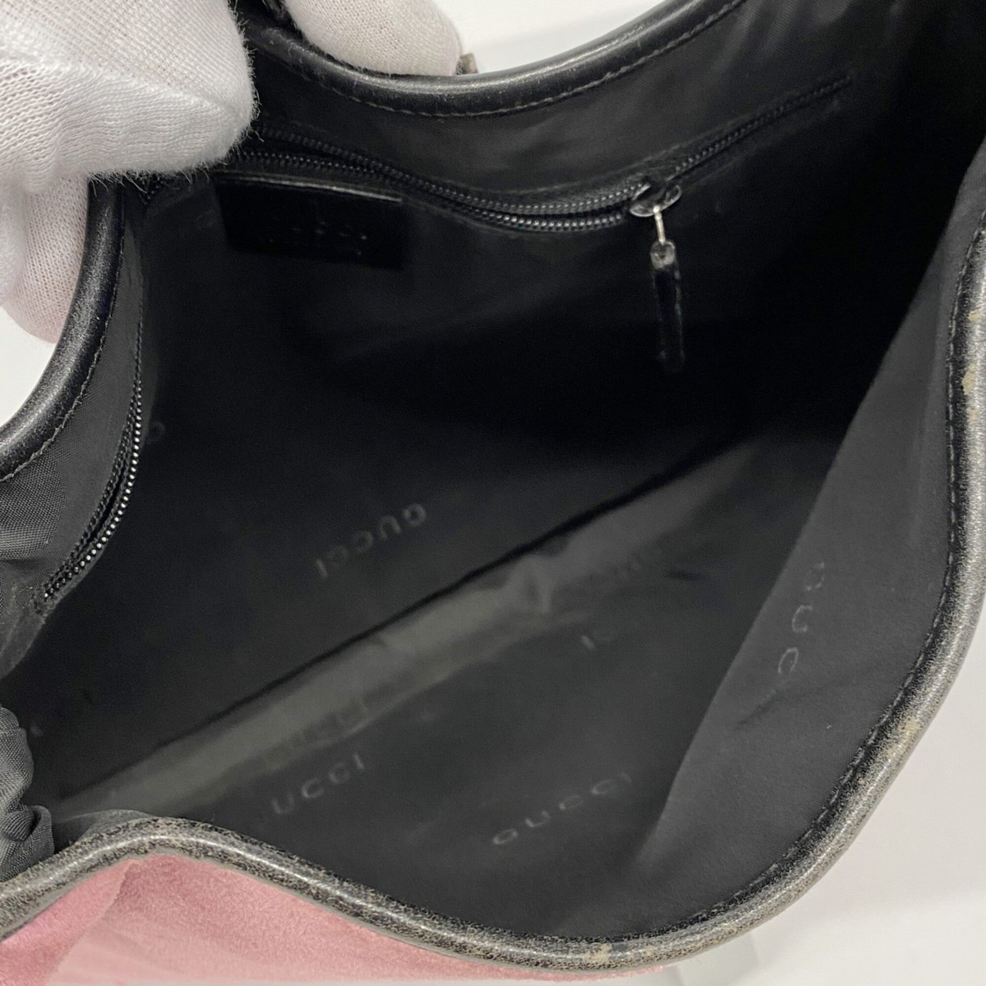 Gucci Black Pink Handbag (Pre-Owned)