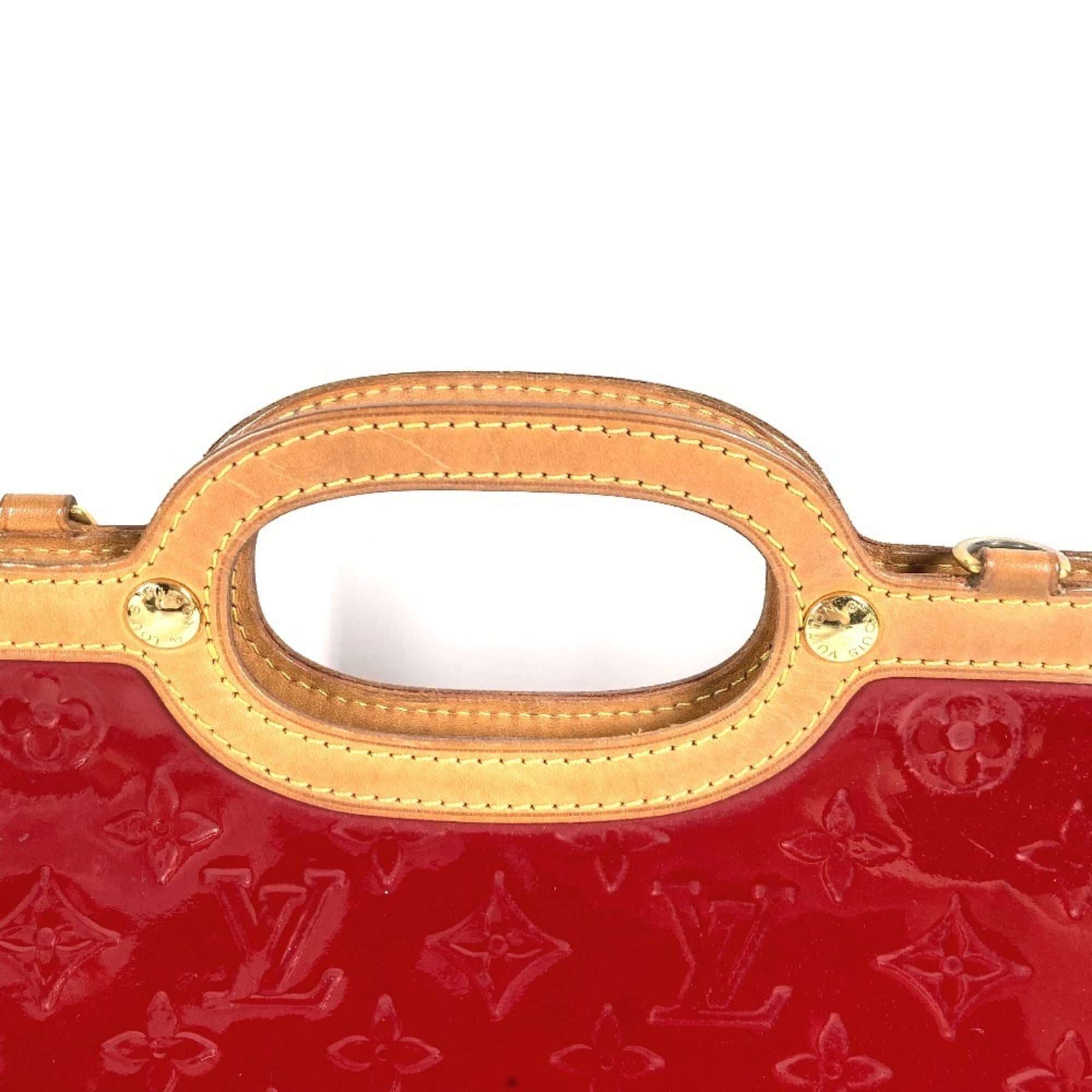 Louis Vuitton Monogram Vernis Pomme D'amour Red Color Monogram Vernis Handbag (Pre-Owned)