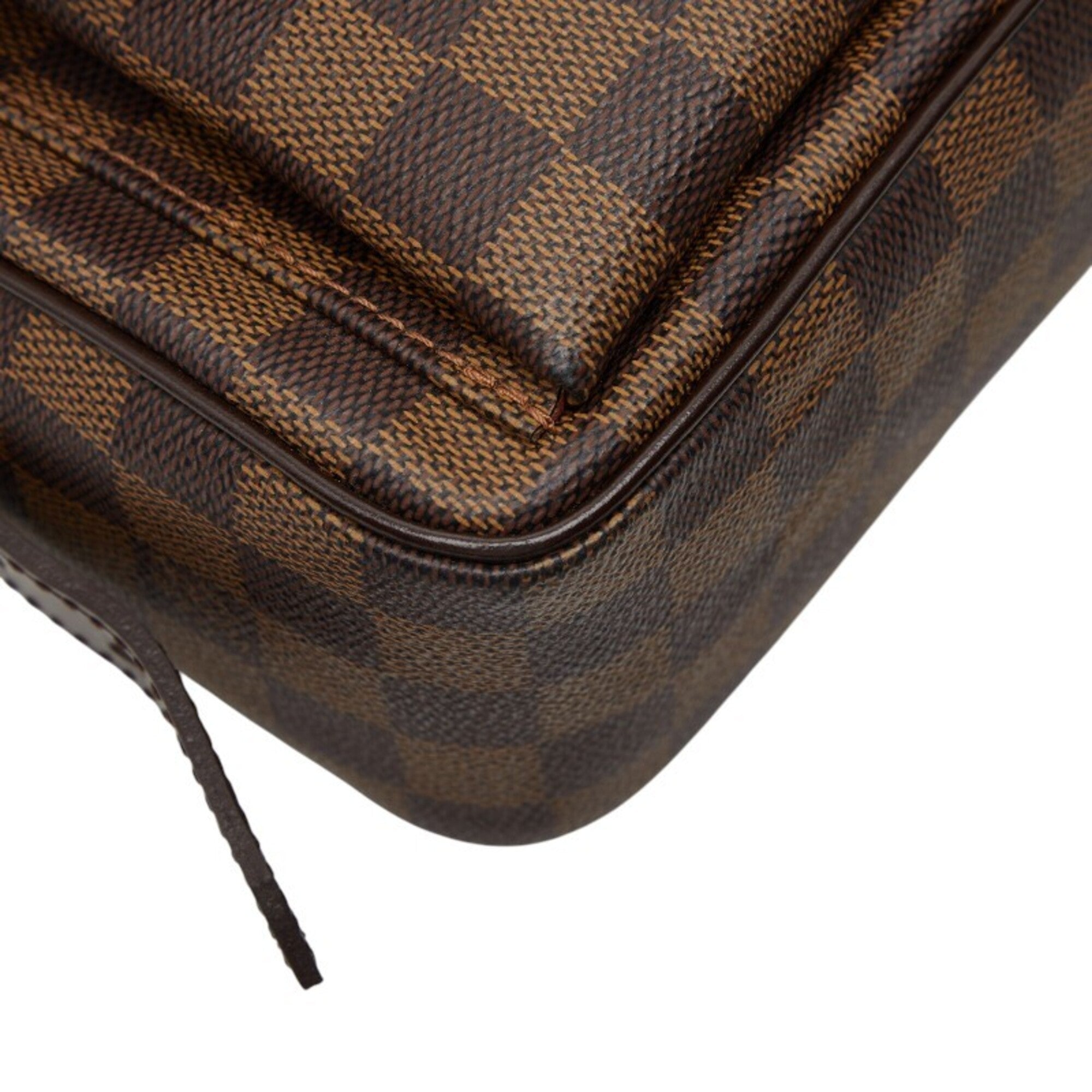 Louis Vuitton Damier Brown Pvc Leather Shoulder Bag (Pre-Owned)