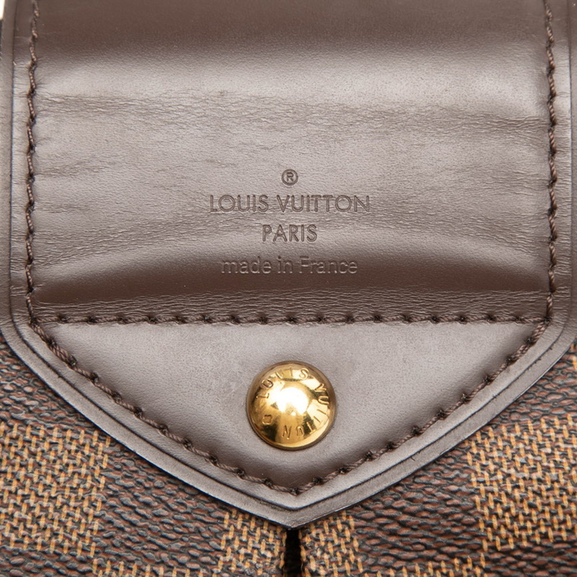 Louis Vuitton Brown Pvc Leather Handbag (Pre-Owned)