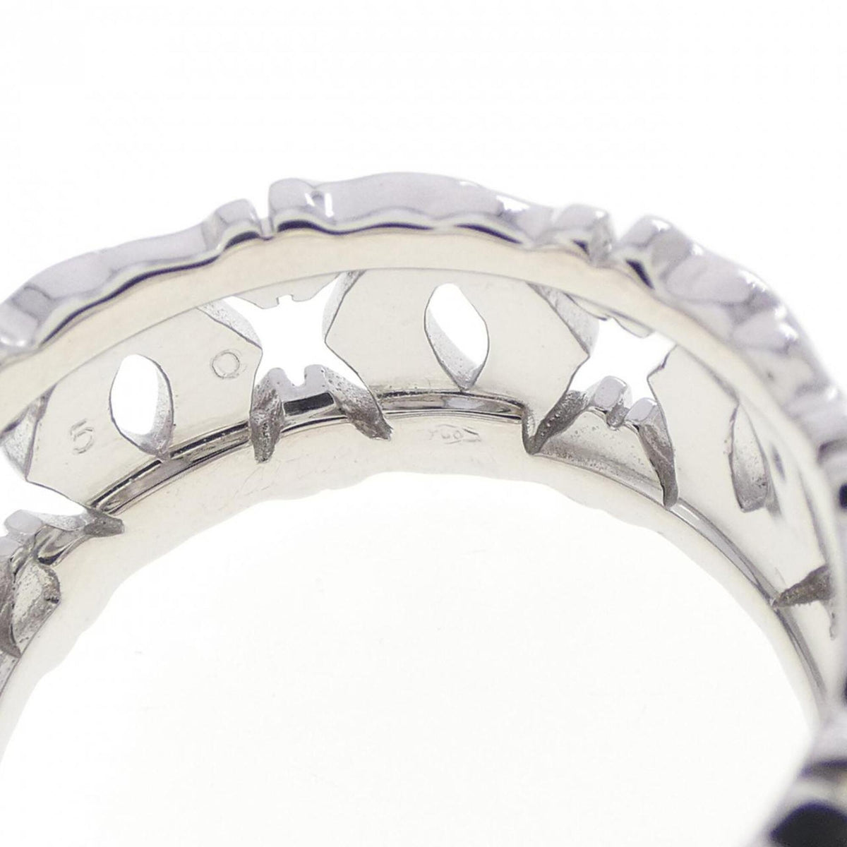 Cartier White Gold White Gold (18K) Band Ring (Pre-Owned)