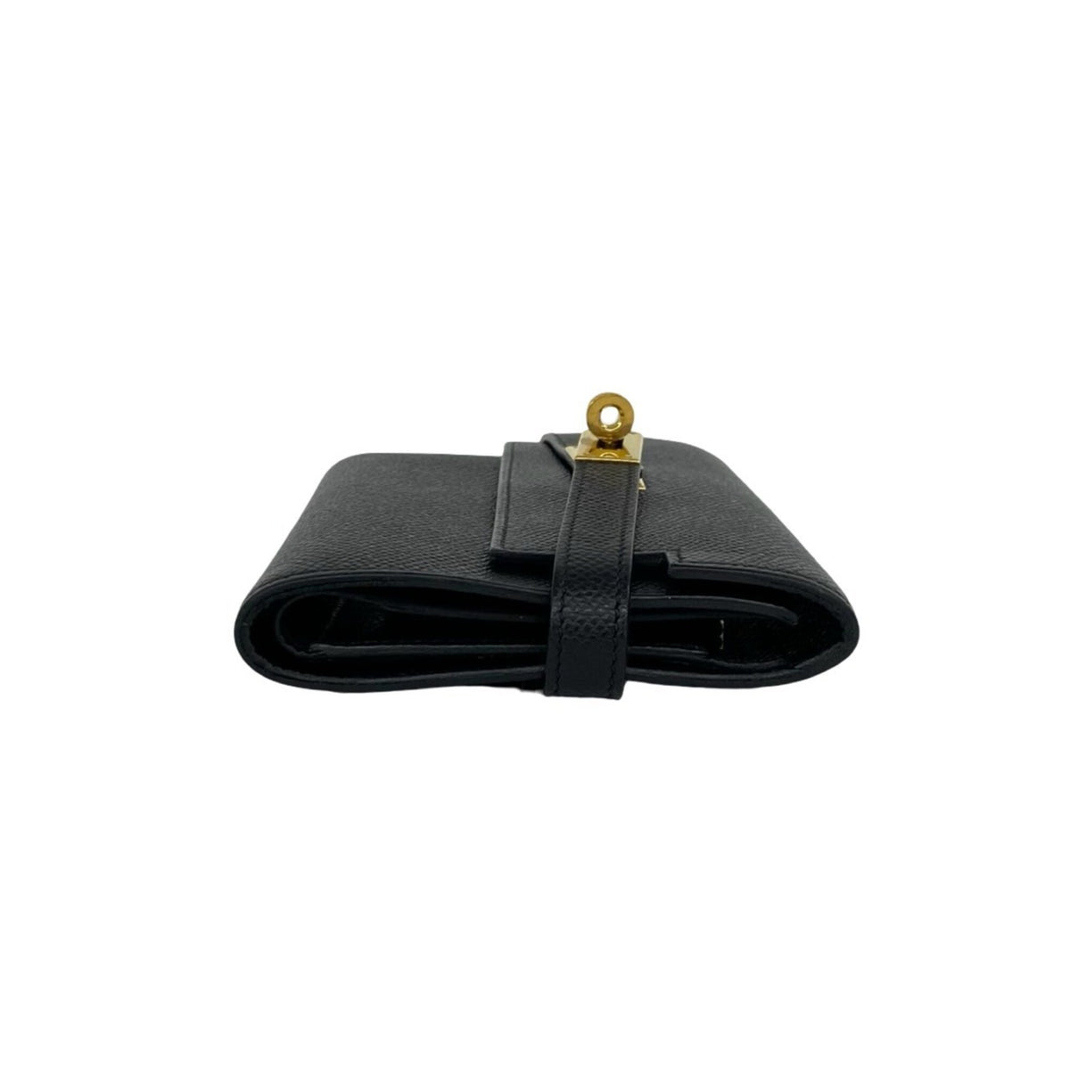 Hermes Black Epsom Leather Wallet (Tri-Fold) (Pre-Owned)