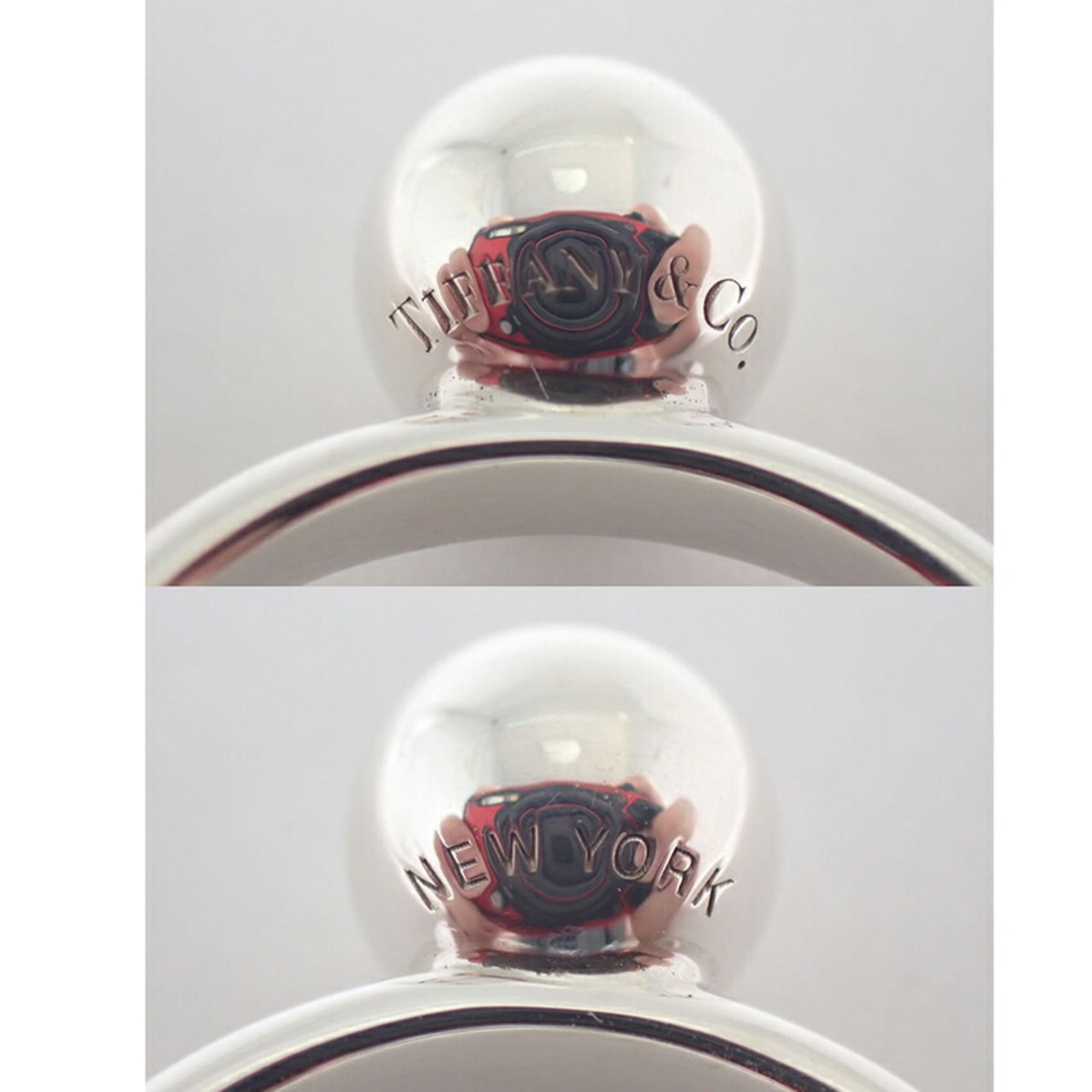 Tiffany Sterling Silver 925 Band Ring (Pre-Owned)
