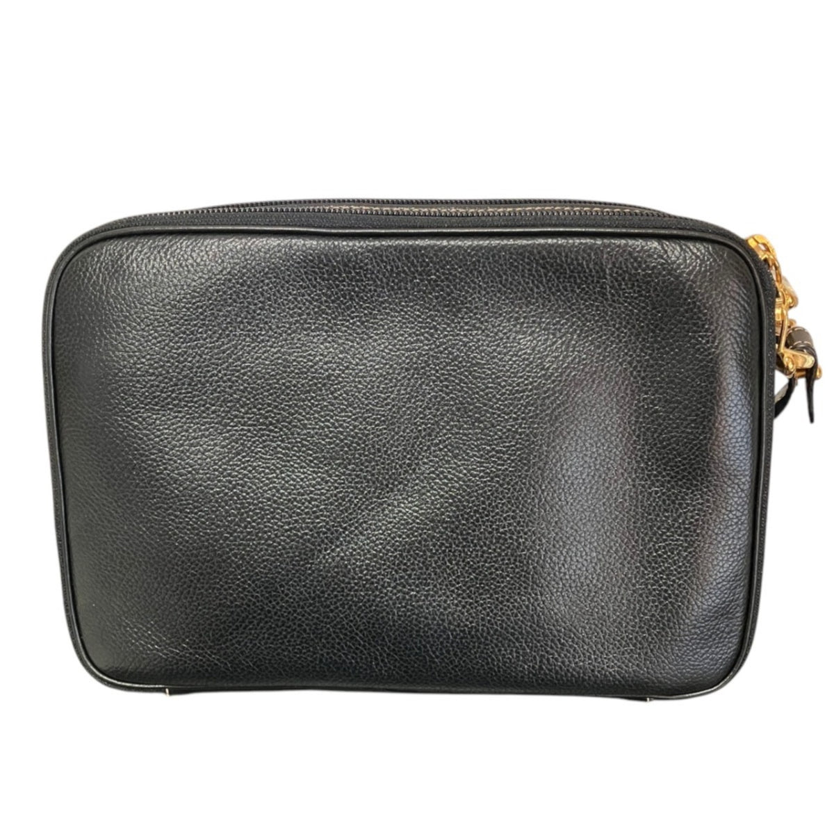 Dunhill Black Leather Clutch Bag (Pre-Owned)