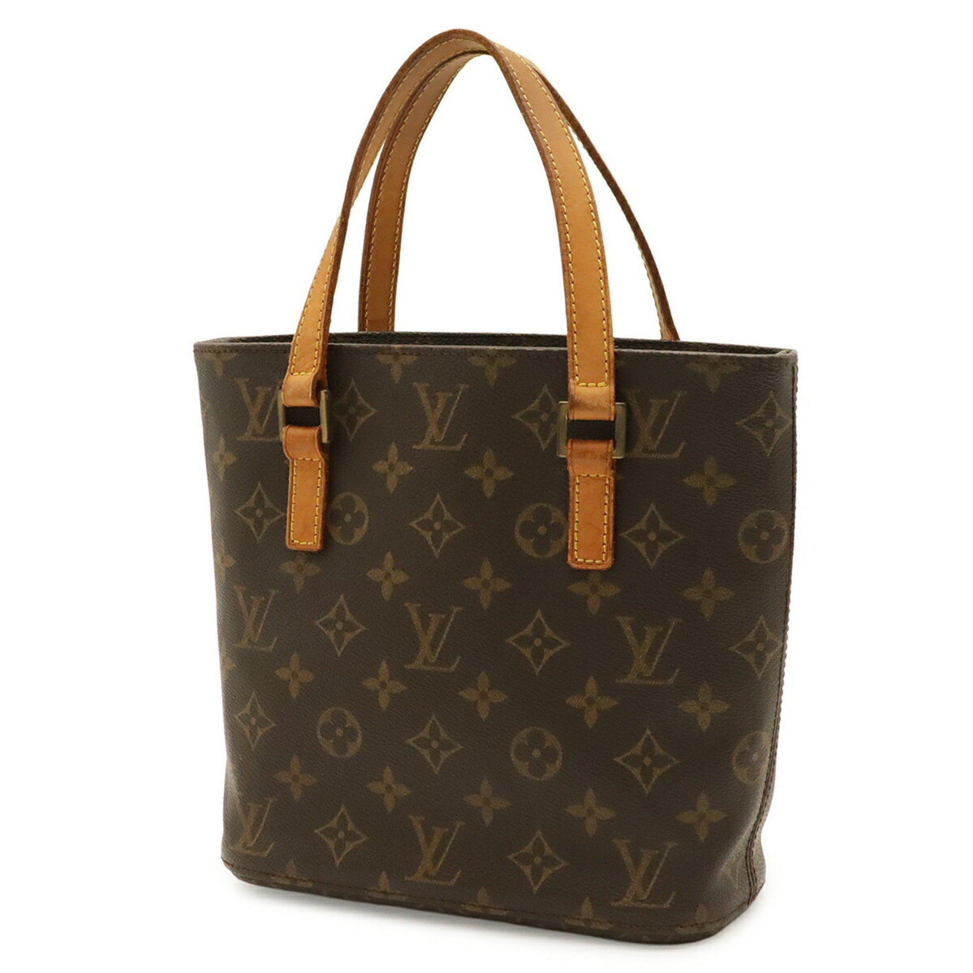 Louis Vuitton Brown Monogram Canvas Handbag Tote Bag (Pre-Owned)