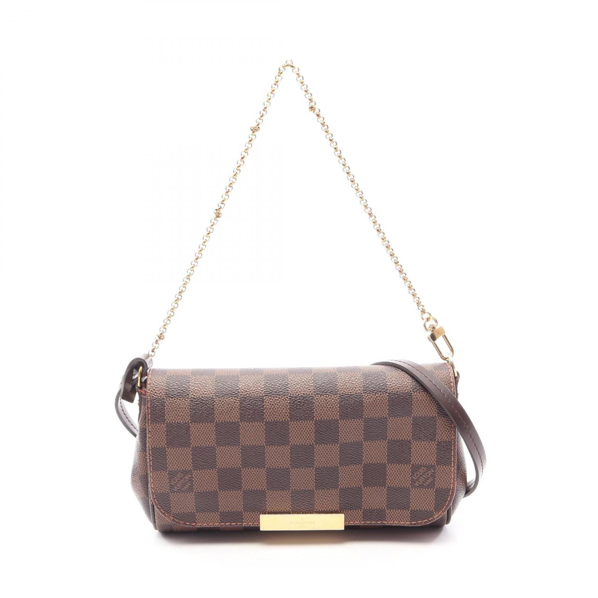 Louis Vuitton Brown Ebene Coated Canvas Leather Handbag (Pre-Owned)