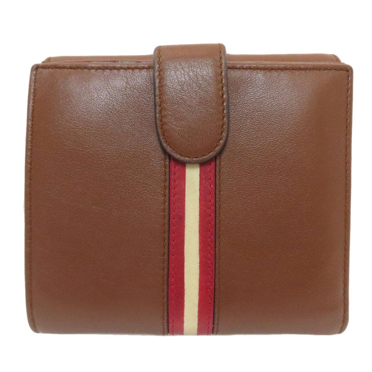 Bally Brown Leather Wallet (Bi-Fold) (Pre-Owned)