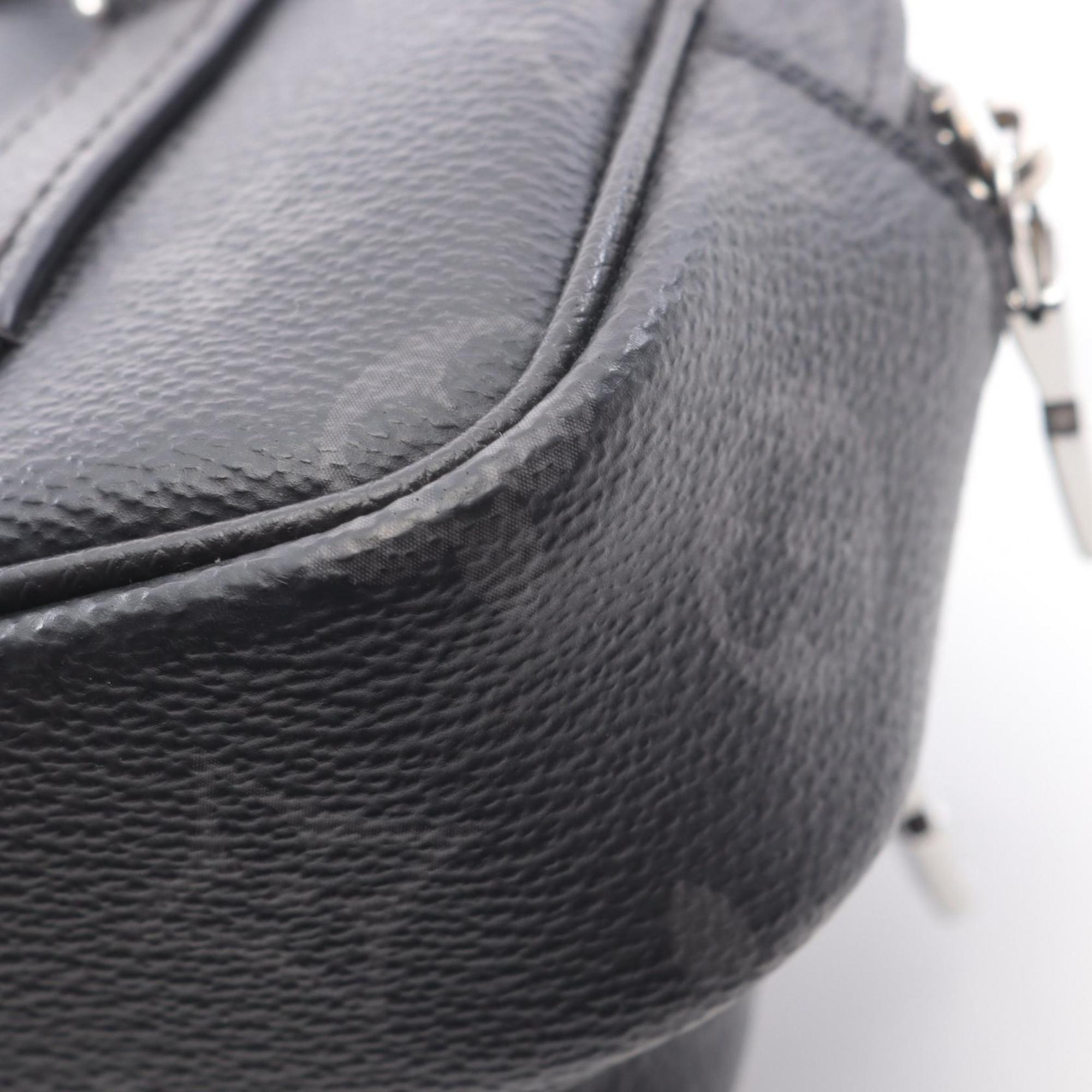 Louis Vuitton Black Coated Canvas Leather Fanny Pack Pochette (Pre-Owned)