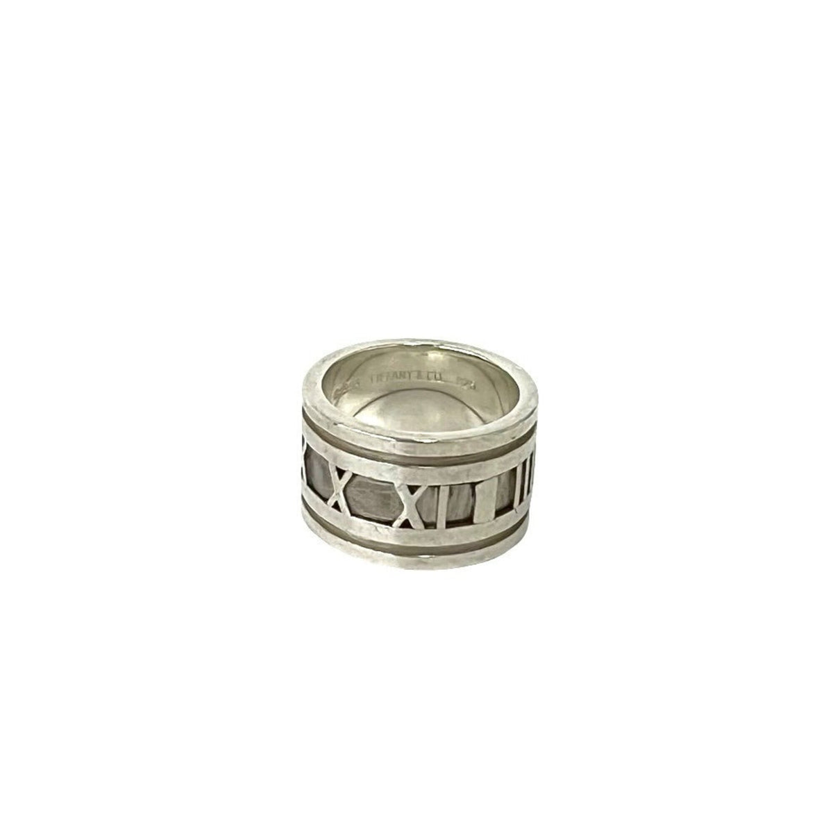 Tiffany Silver Silver 925 Band Ring (Pre-Owned)