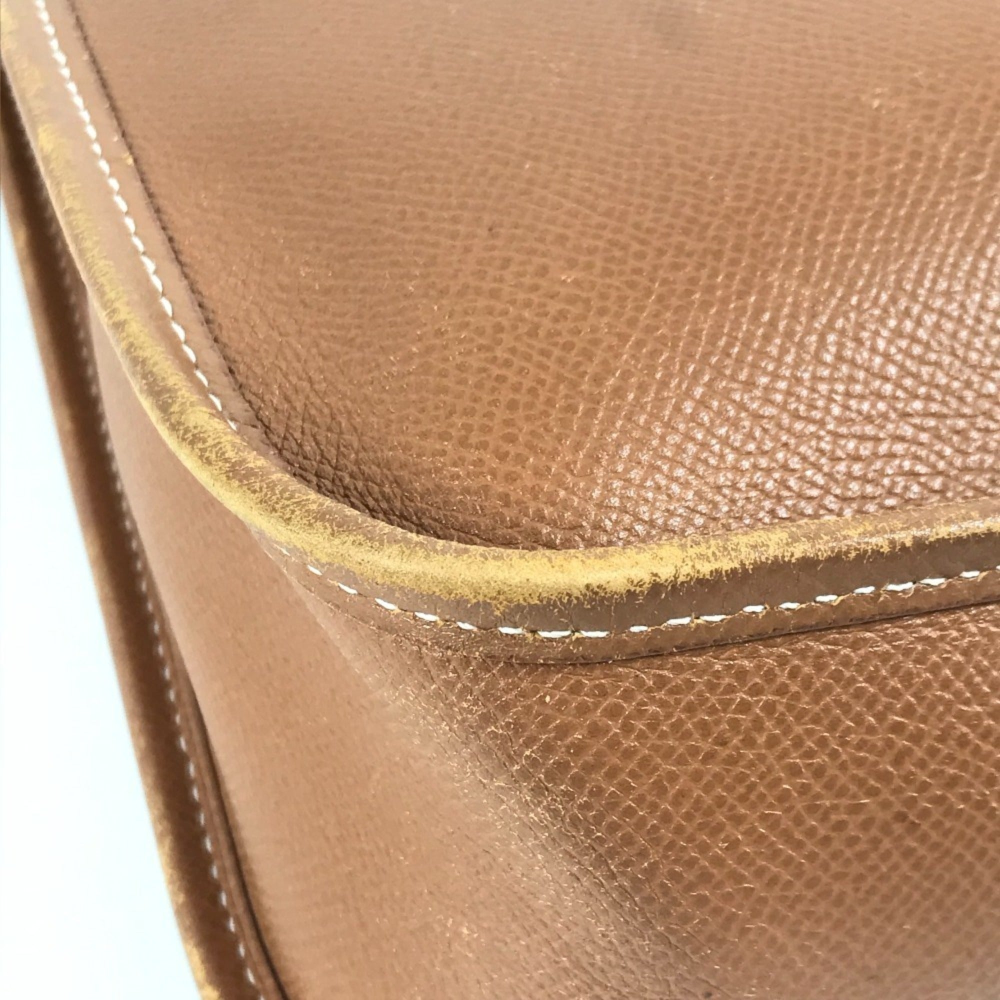 Hermes Brown Leather Shoulder Bag (Pre-Owned)