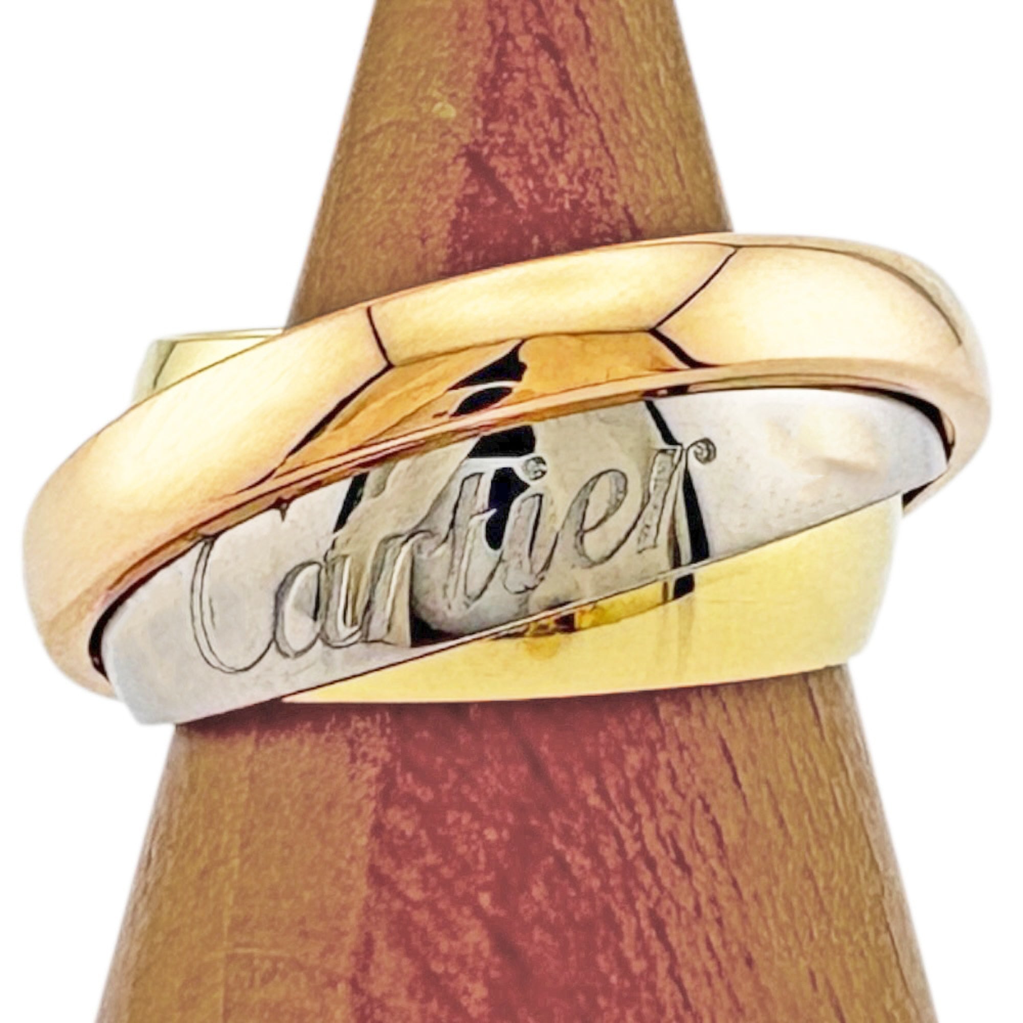 Cartier Yellow Gold (18K) Pink Gold (18K) White Gold (18K) Band Ring (Pre-Owned)