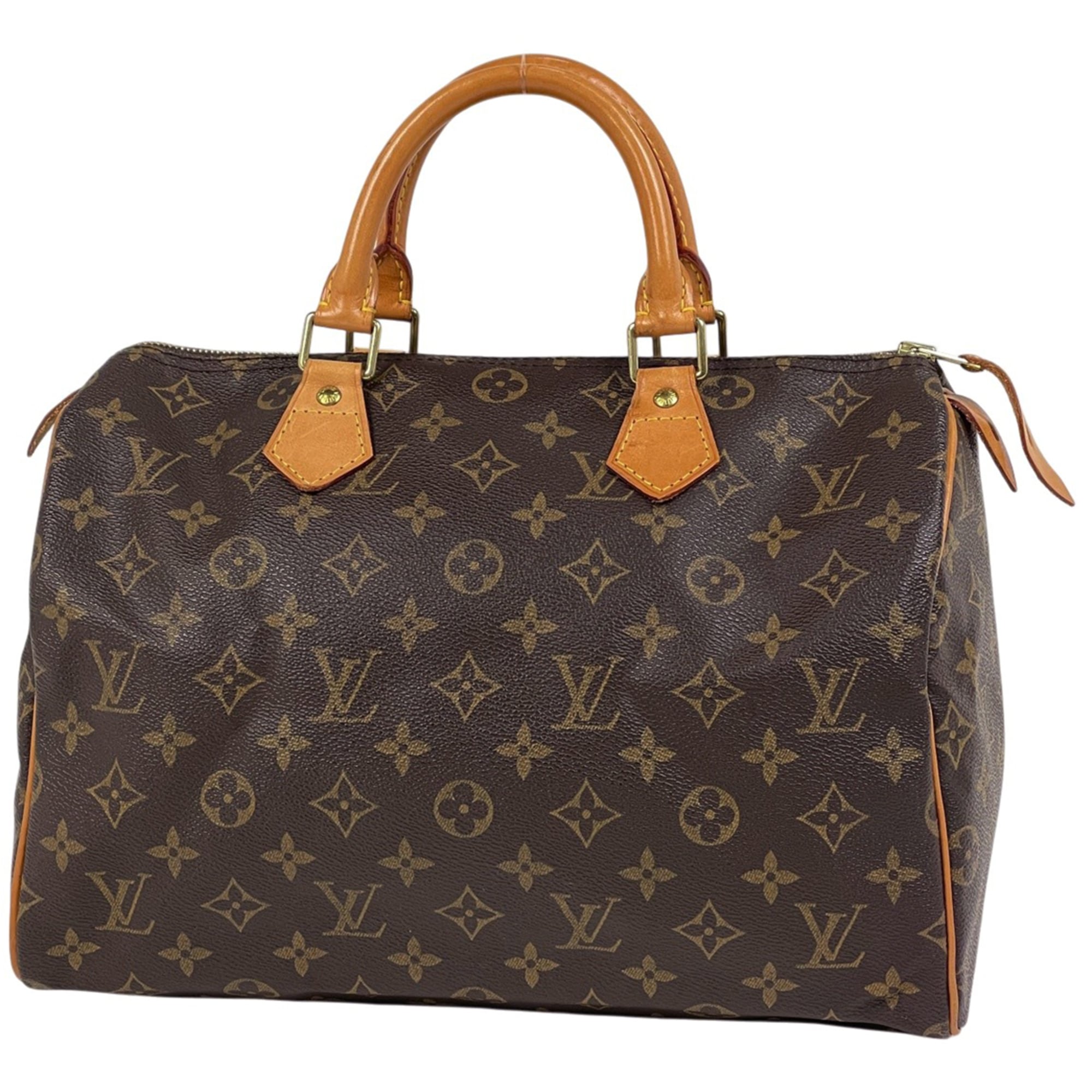 Louis Vuitton Brown Monogram Boston Bag Handbag (Pre-Owned)