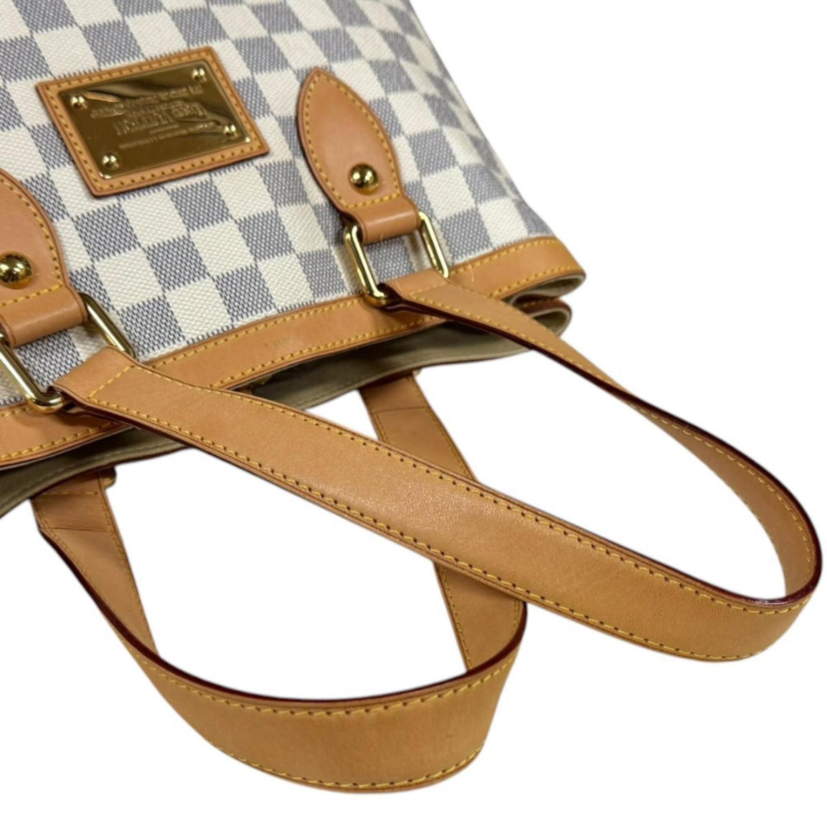 Louis Vuitton Black Or White Damier Azur Handbag Shoulder Bag (Pre-Owned)