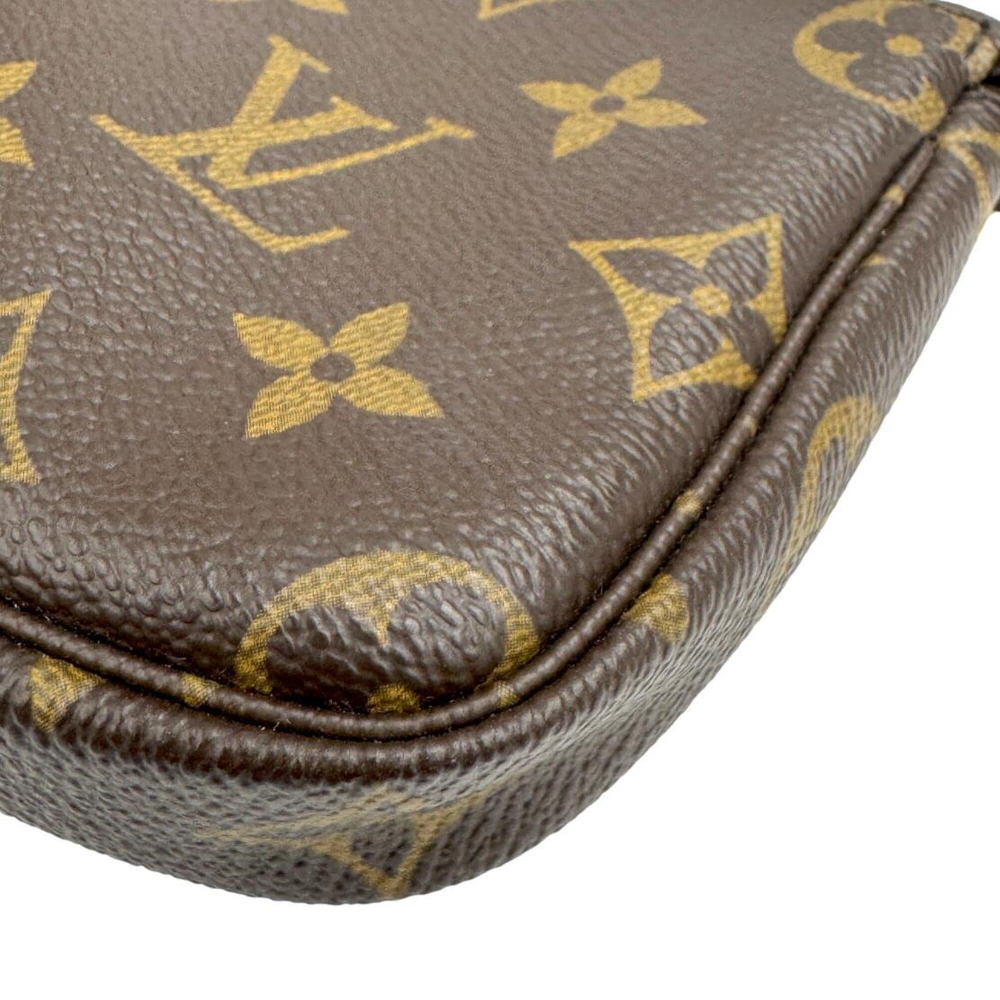Louis Vuitton Brown Monogram Pochette Pouch (Pre-Owned)