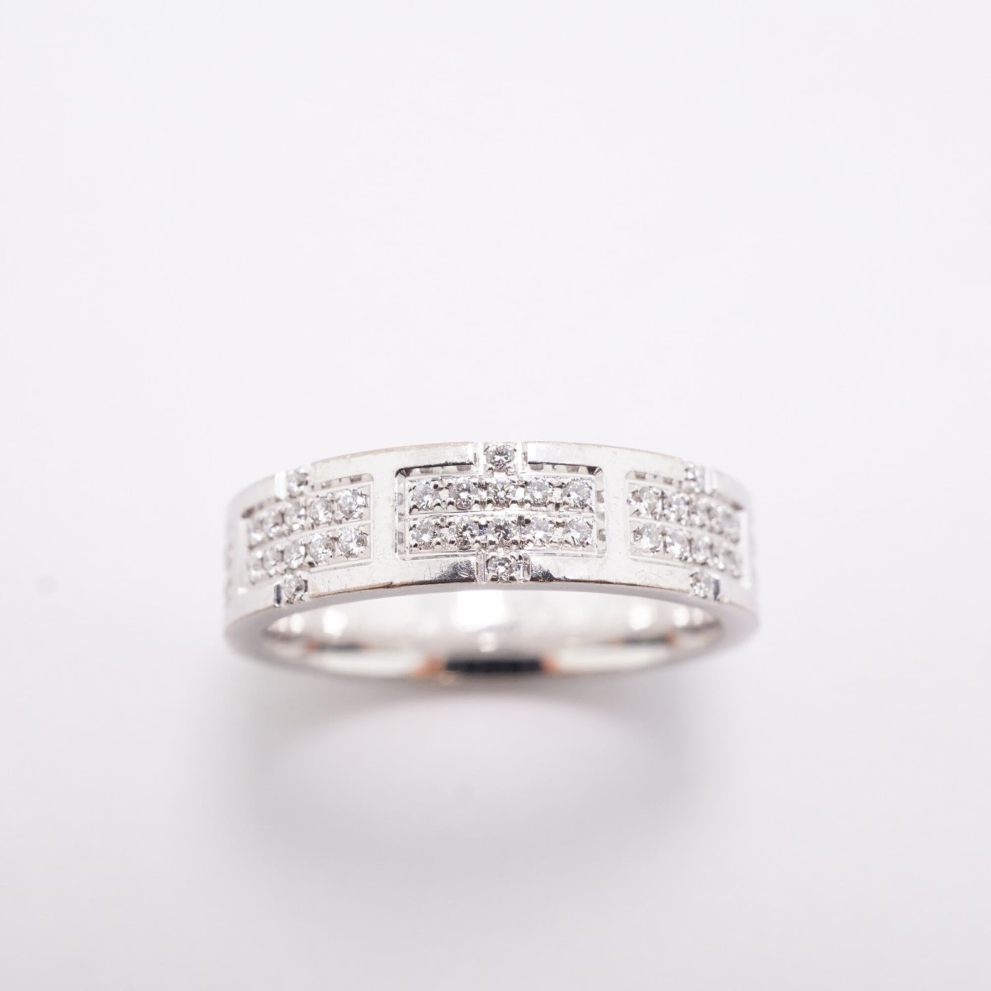 Hermes White Gold (18K) Band Ring (Pre-Owned)