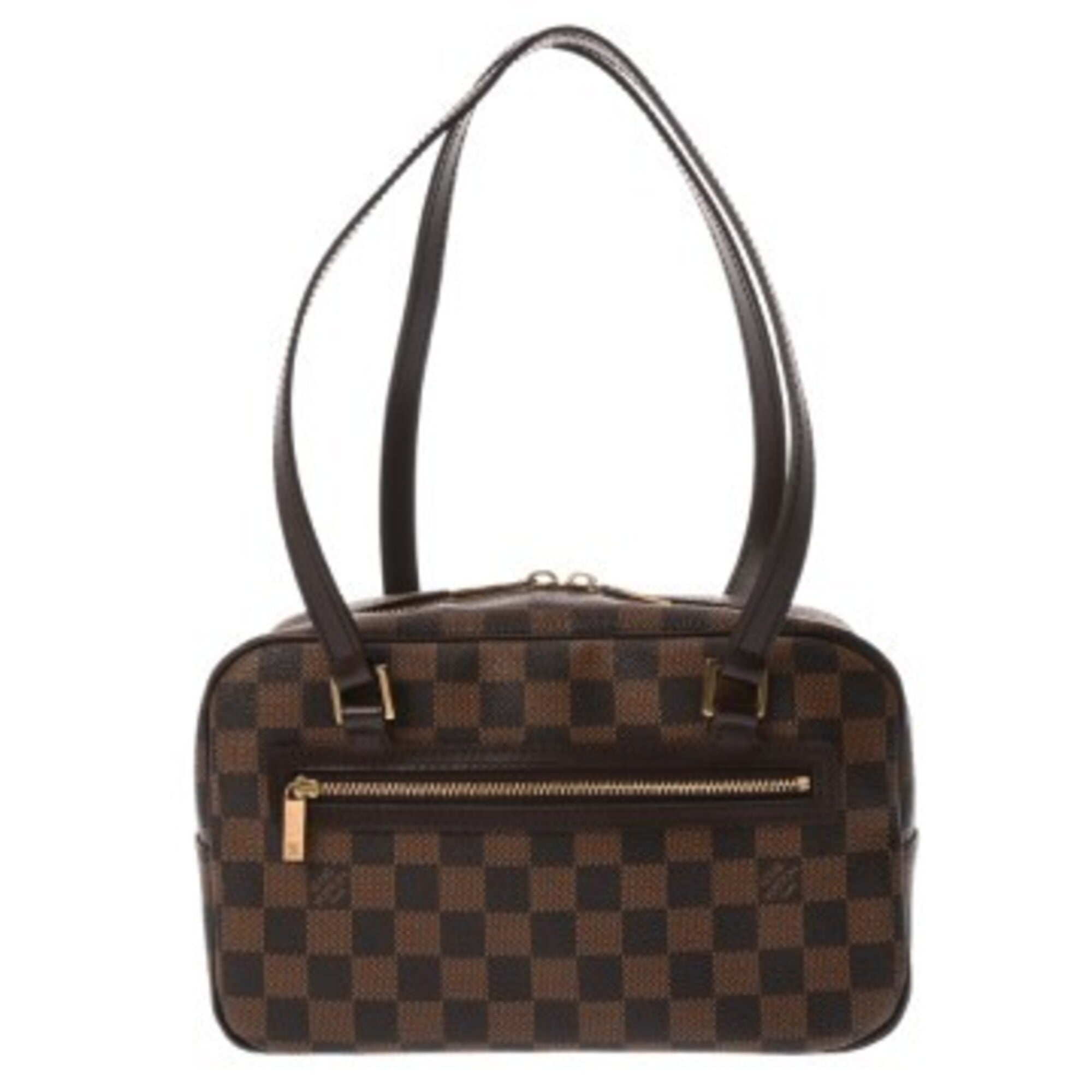 Louis Vuitton Damier Brown Damier Canvas Handbag (Pre-Owned)