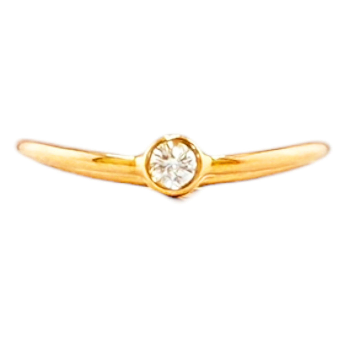 Tiffany Gold Pink Gold (18K) Band Ring (Pre-Owned)
