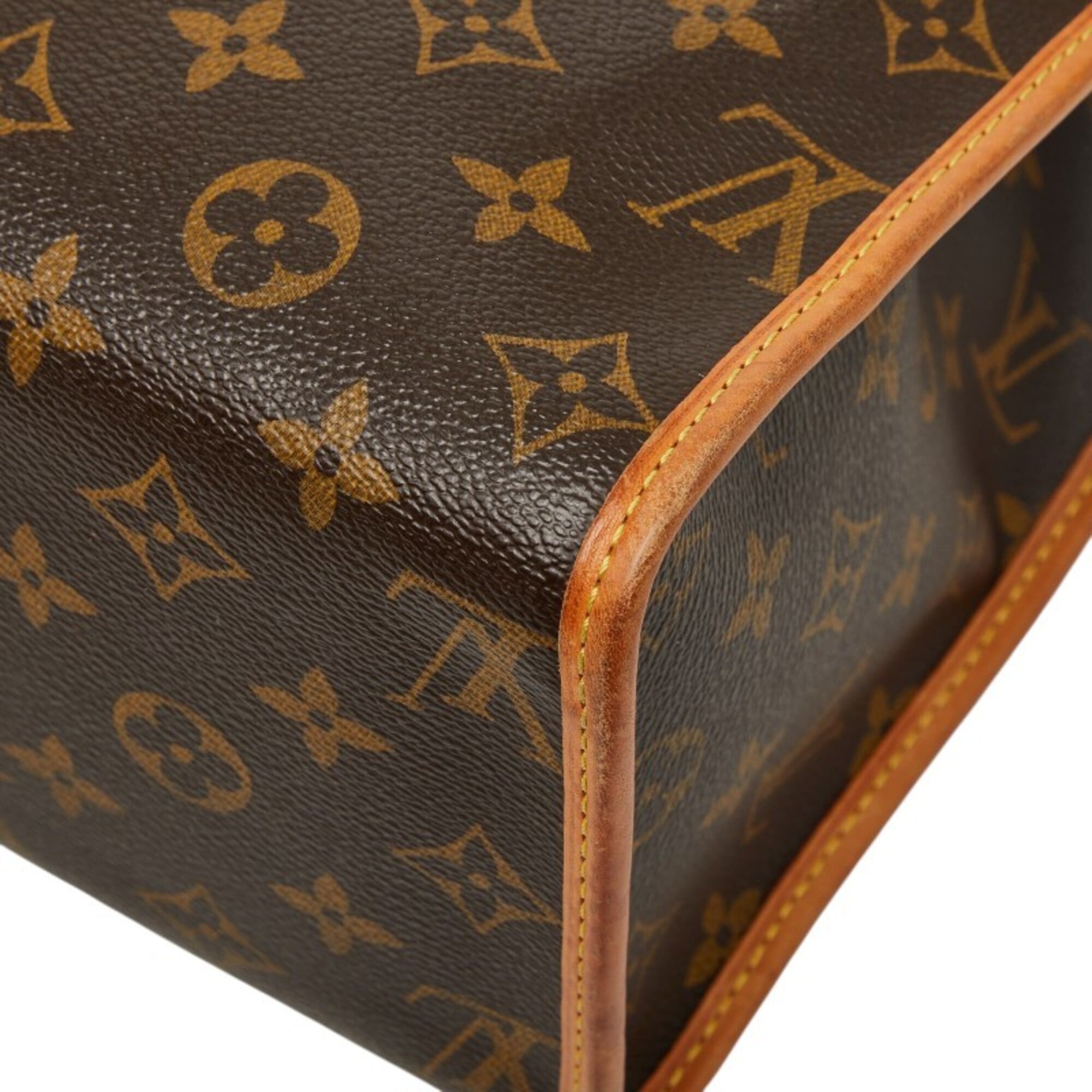 Louis Vuitton Monogram Brown Pvc Leather Tote Bag (Pre-Owned)