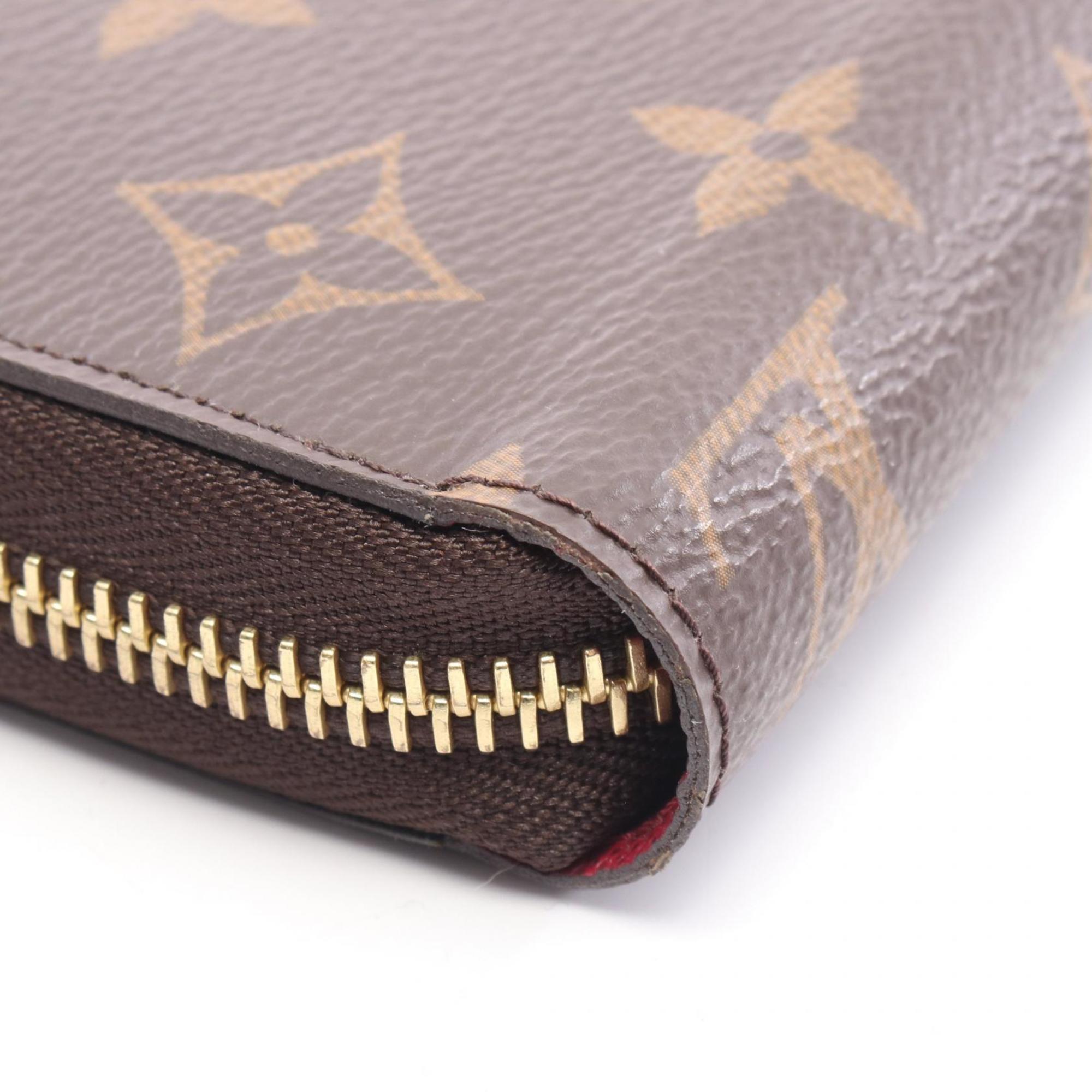 Louis Vuitton Brown Monogram Pink Monogram Long Wallet (Bi-Fold) (Pre-Owned)