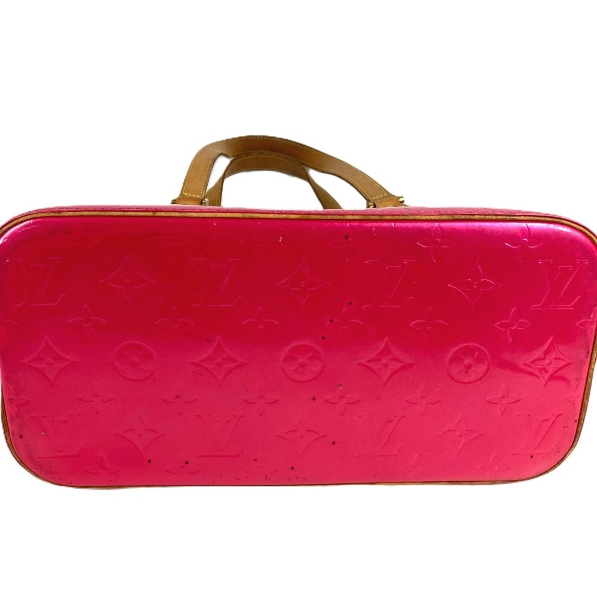Louis Vuitton Fuchsia Pink Galle Pink Monogram Vernis Handbag Shoulder Bag Tote Bag (Pre-Owned)