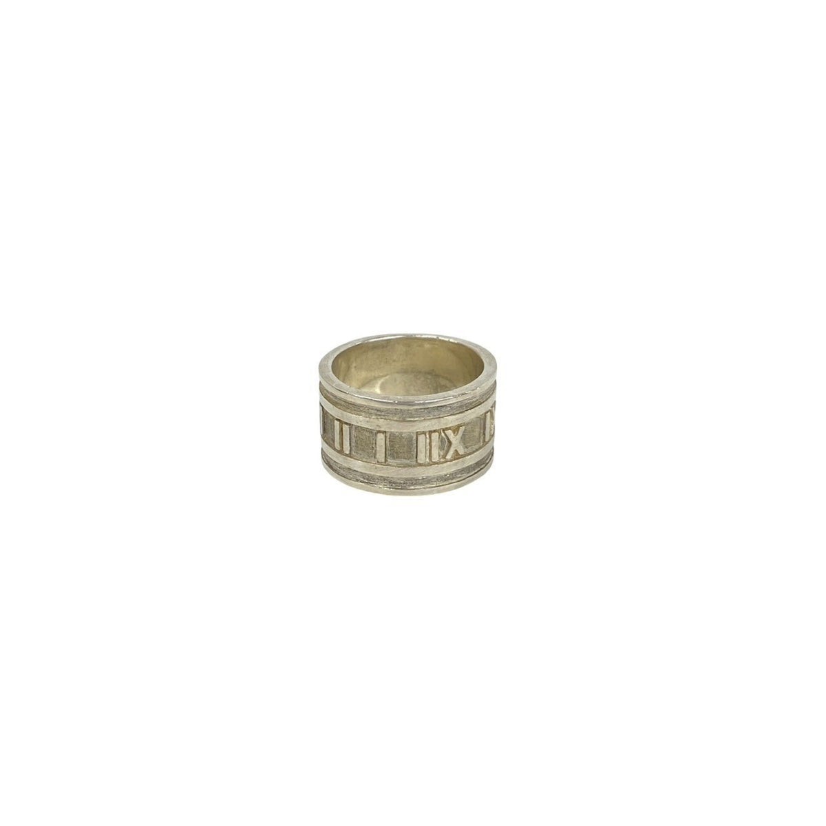 Tiffany Silver Silver 925 Band Ring (Pre-Owned)