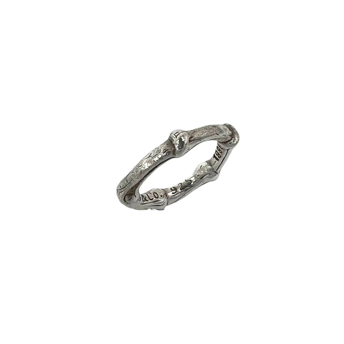 Tiffany Silver Silver 925 Band Ring (Pre-Owned)