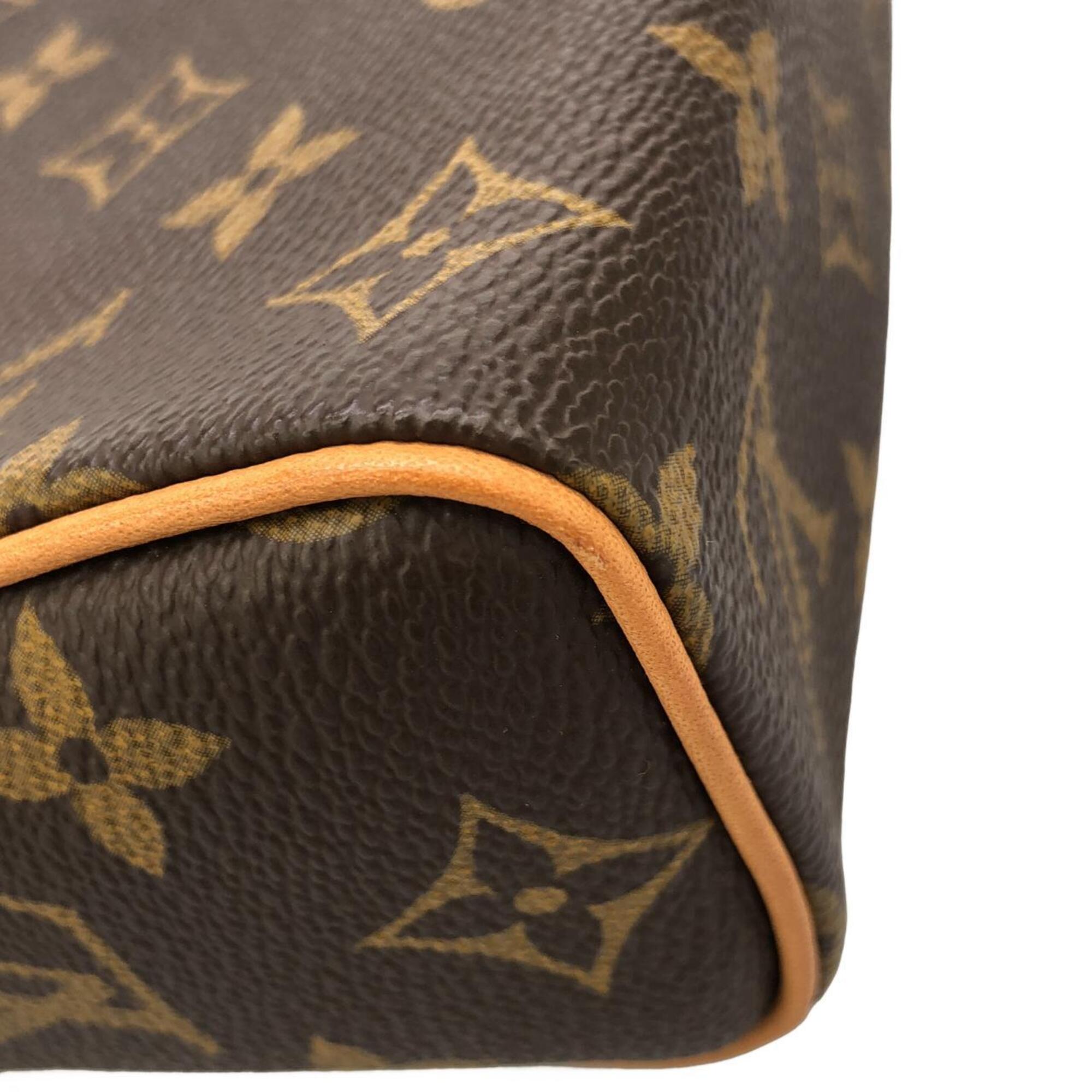 Louis Vuitton Marron Coated Canvas Shoulder Bag (Pre-Owned)
