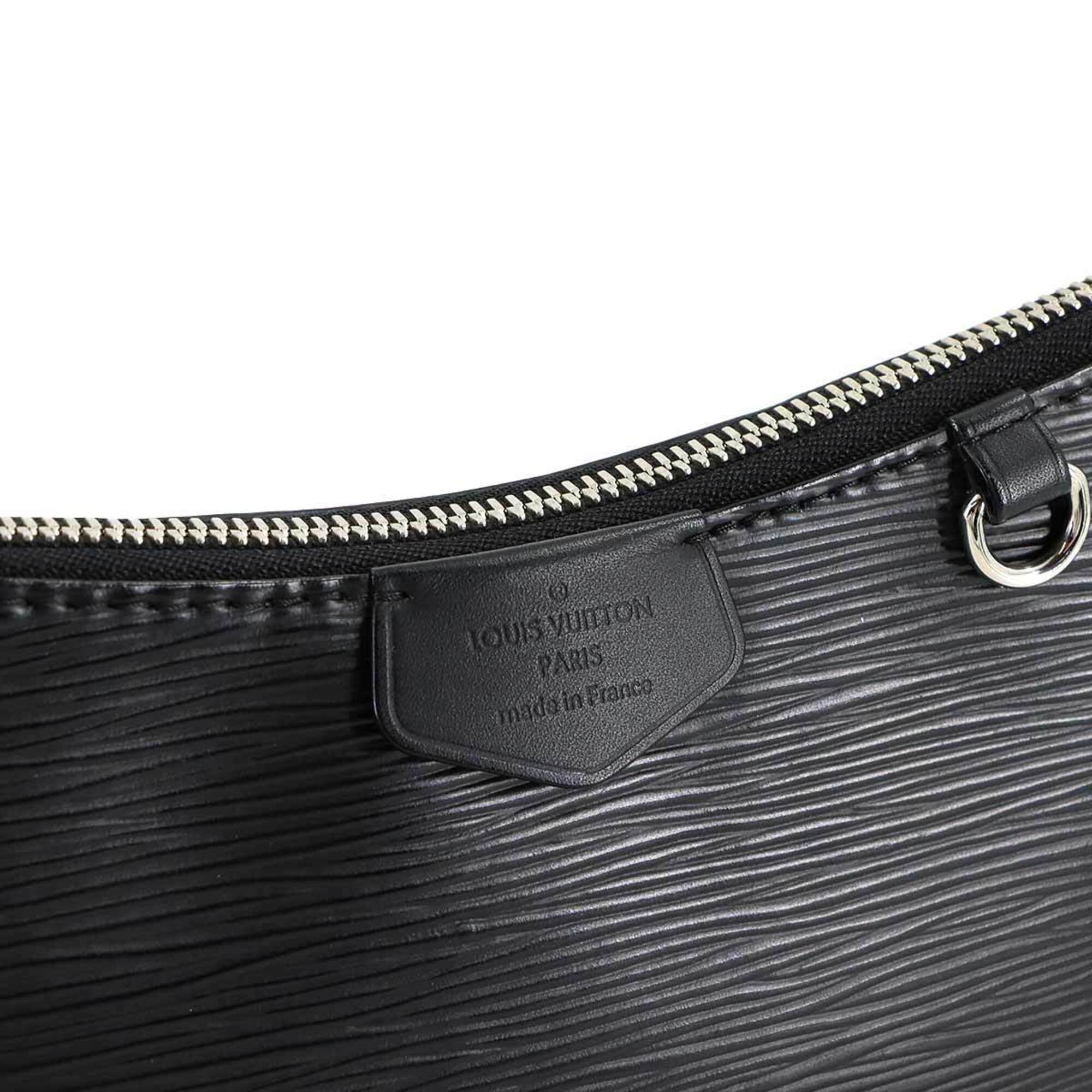 Louis Vuitton Noir Epi Leather Handbag Shoulder Bag (Pre-Owned)