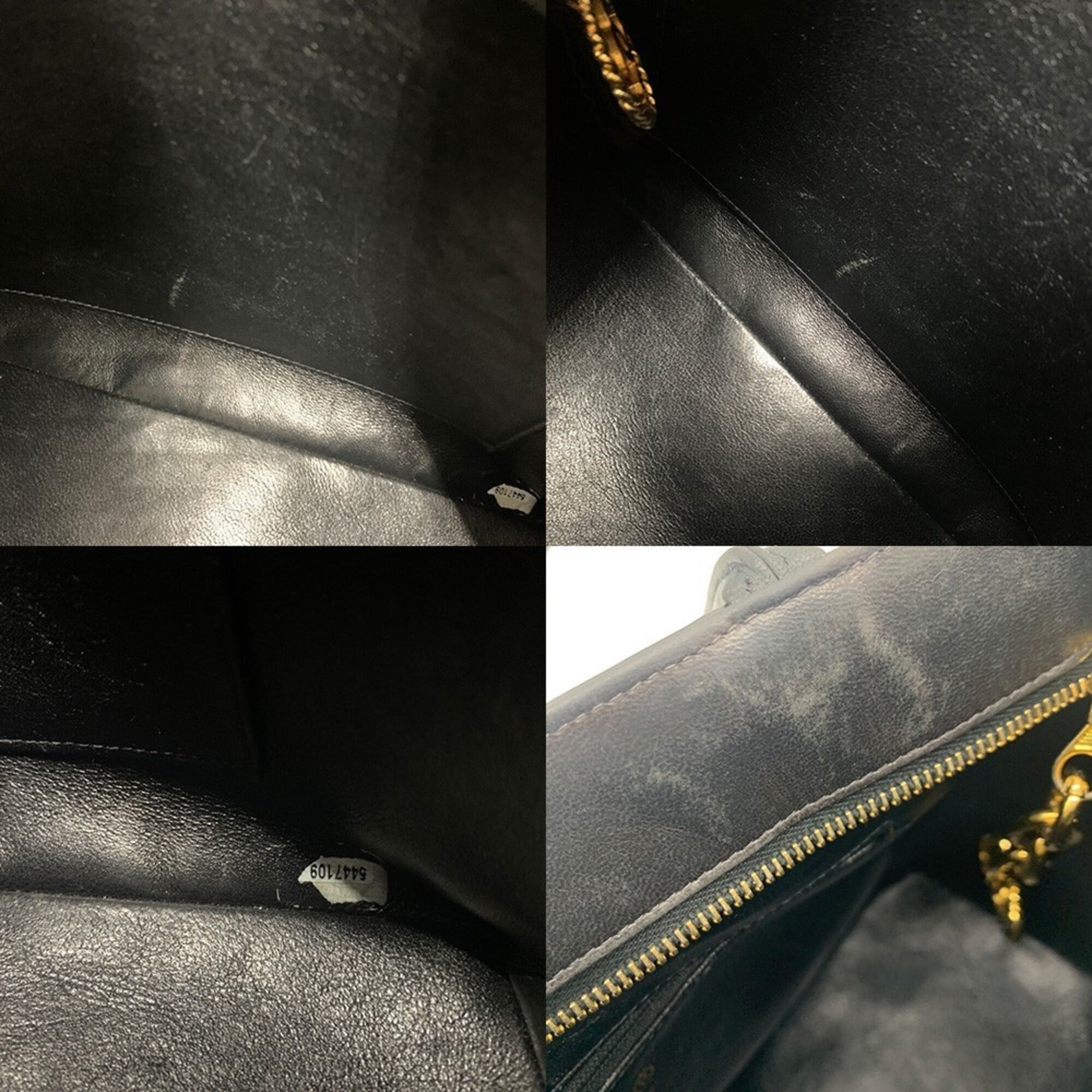 Chanel Matelasse Black Leather Tote Bag (Pre-Owned)