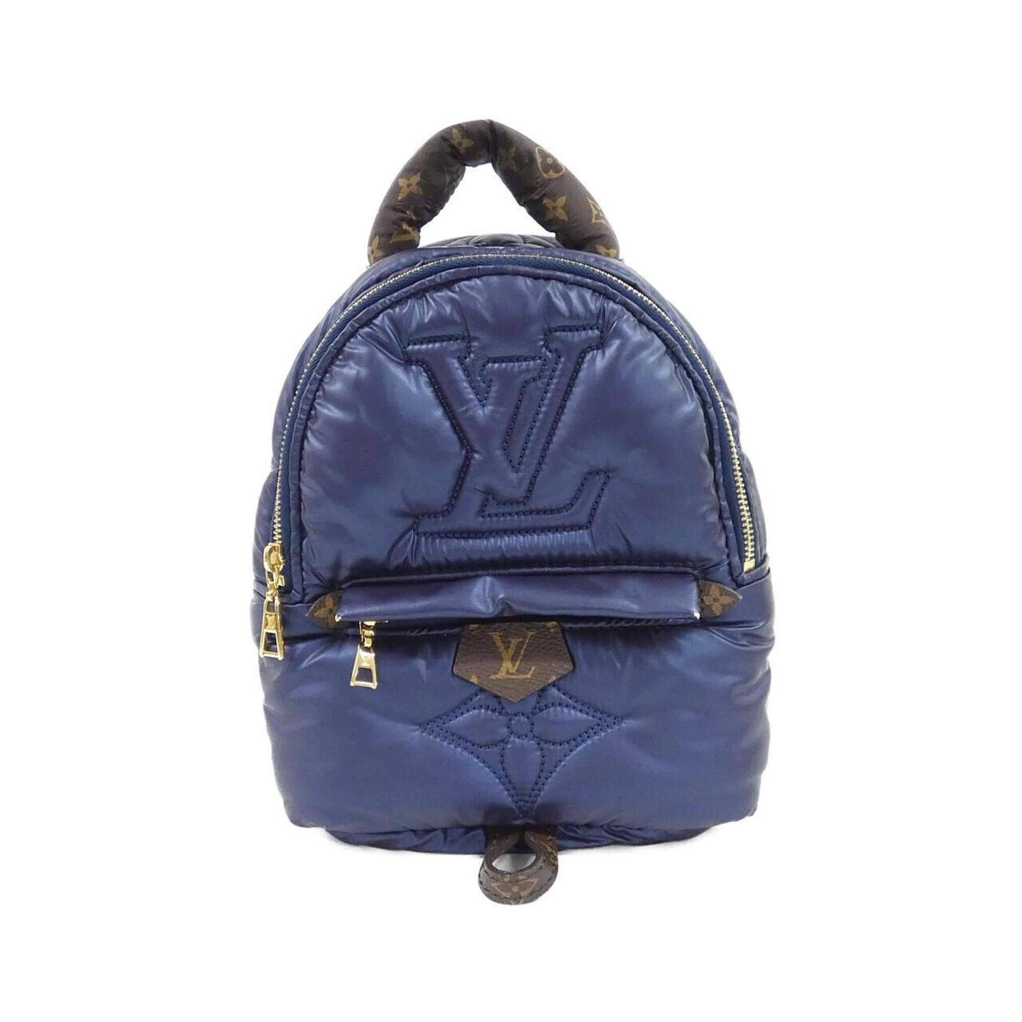 Louis Vuitton Monogram Navy Nylon Backpack (Pre-Owned)