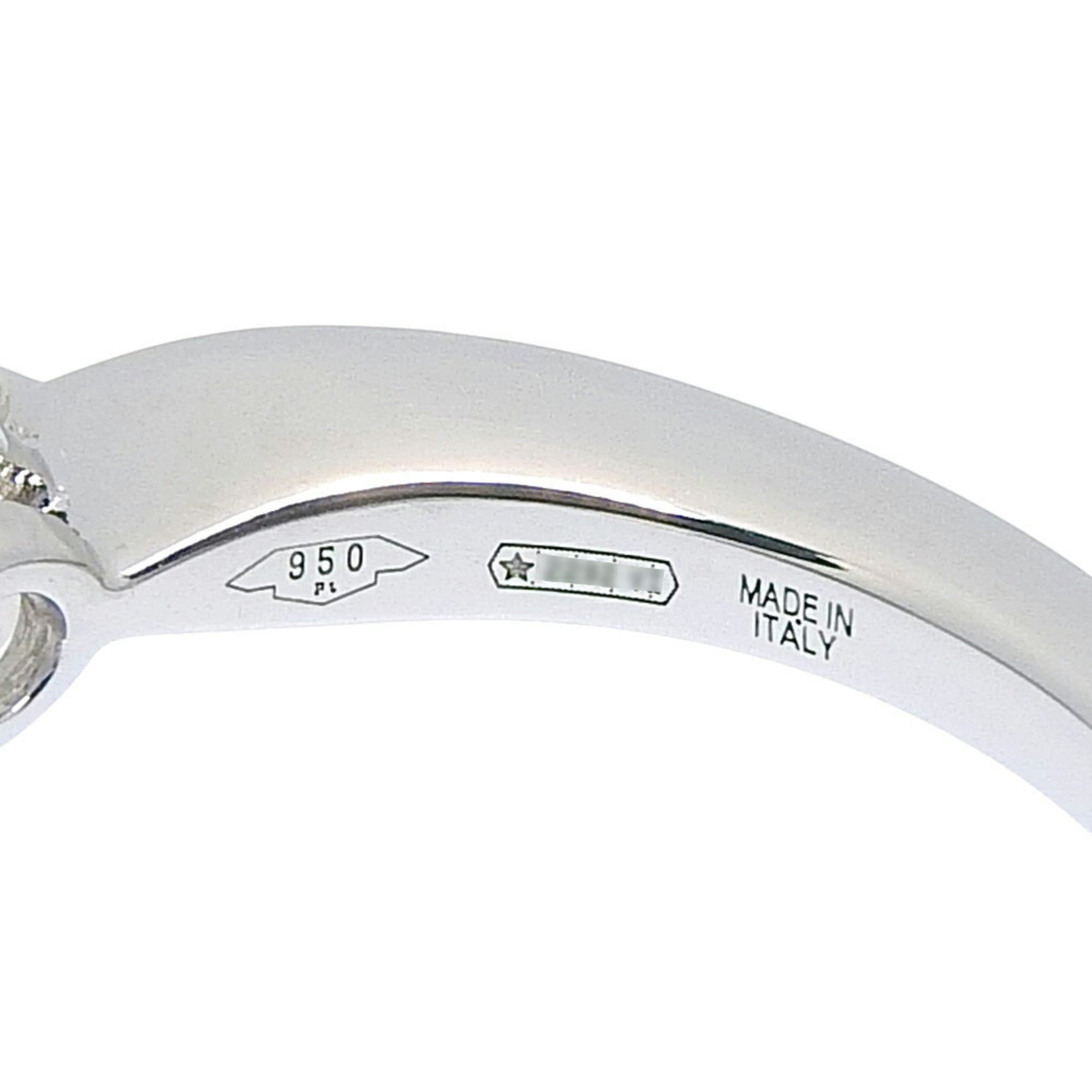 Bvlgari Platinum Platinum 950 Band Ring (Pre-Owned)