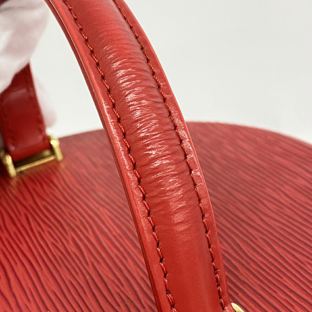 Louis Vuitton Castilian Red Handbag (Pre-Owned)