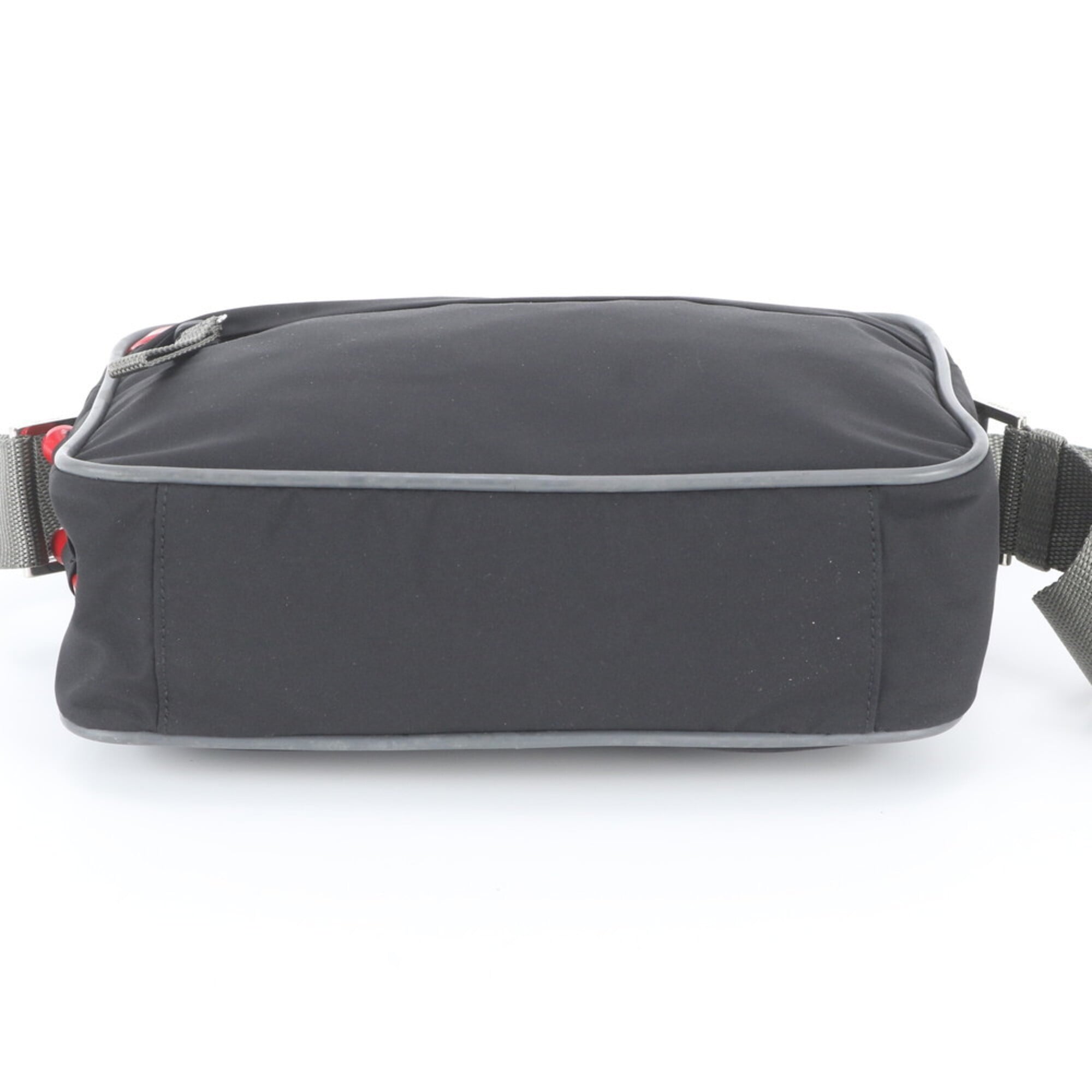 Pradasports Black Gray Messenger Bag Shoulder Bag (Pre-Owned)