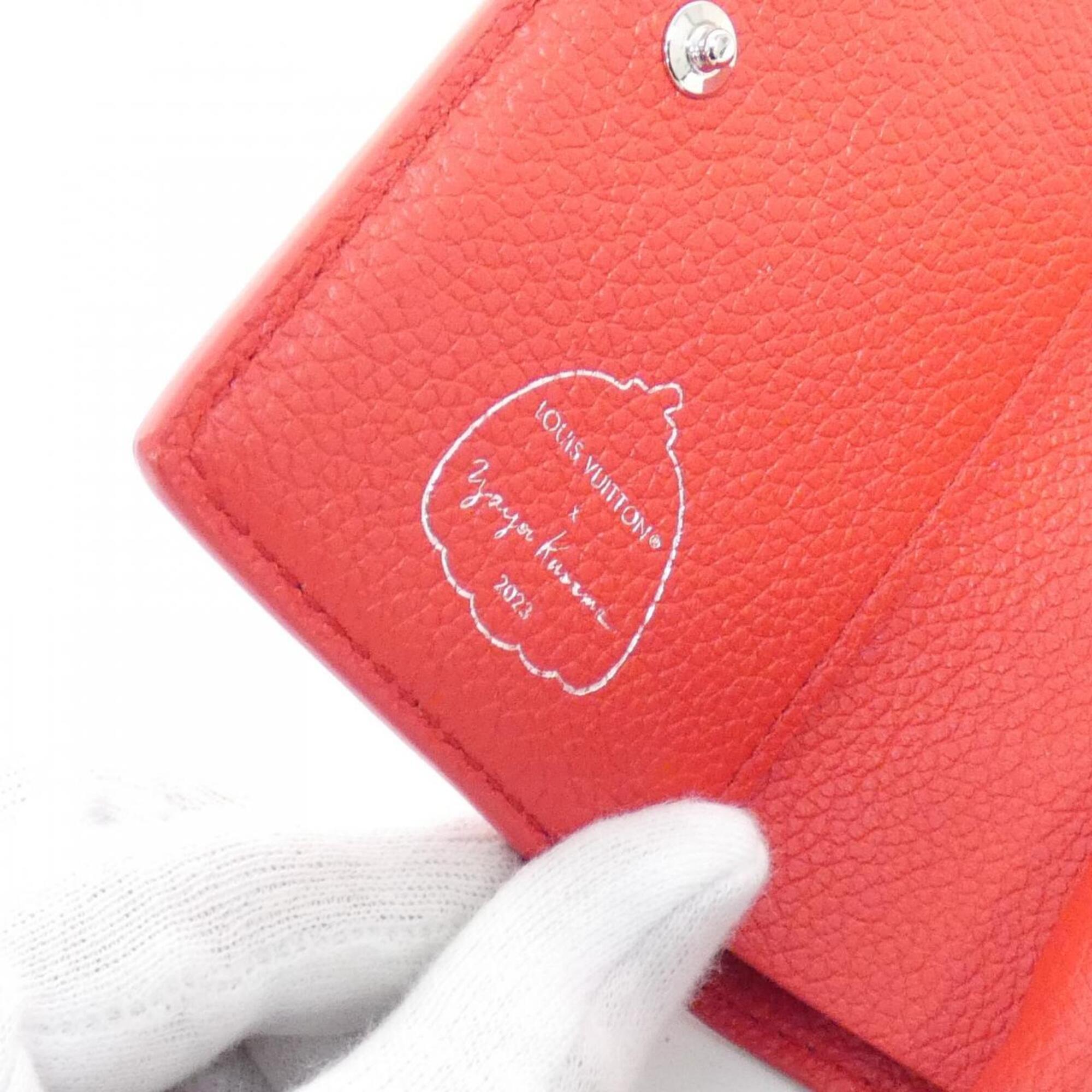 Louis Vuitton Rouge Leather Wallet (Bi-Fold) (Pre-Owned)