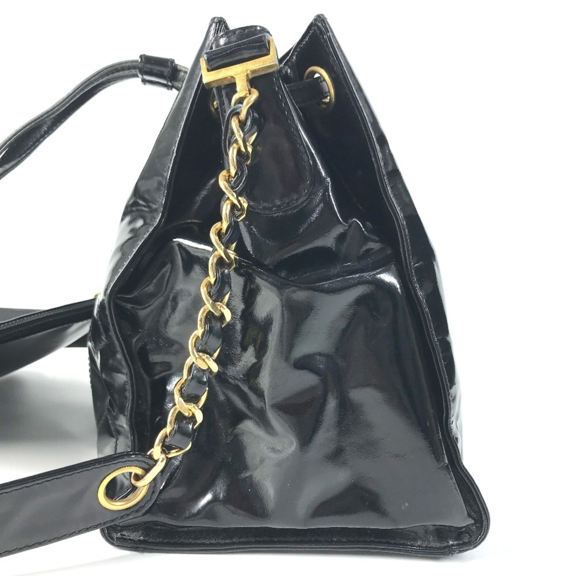 Chanel Black Handbag Pouch Shoulder Bag (Pre-Owned)