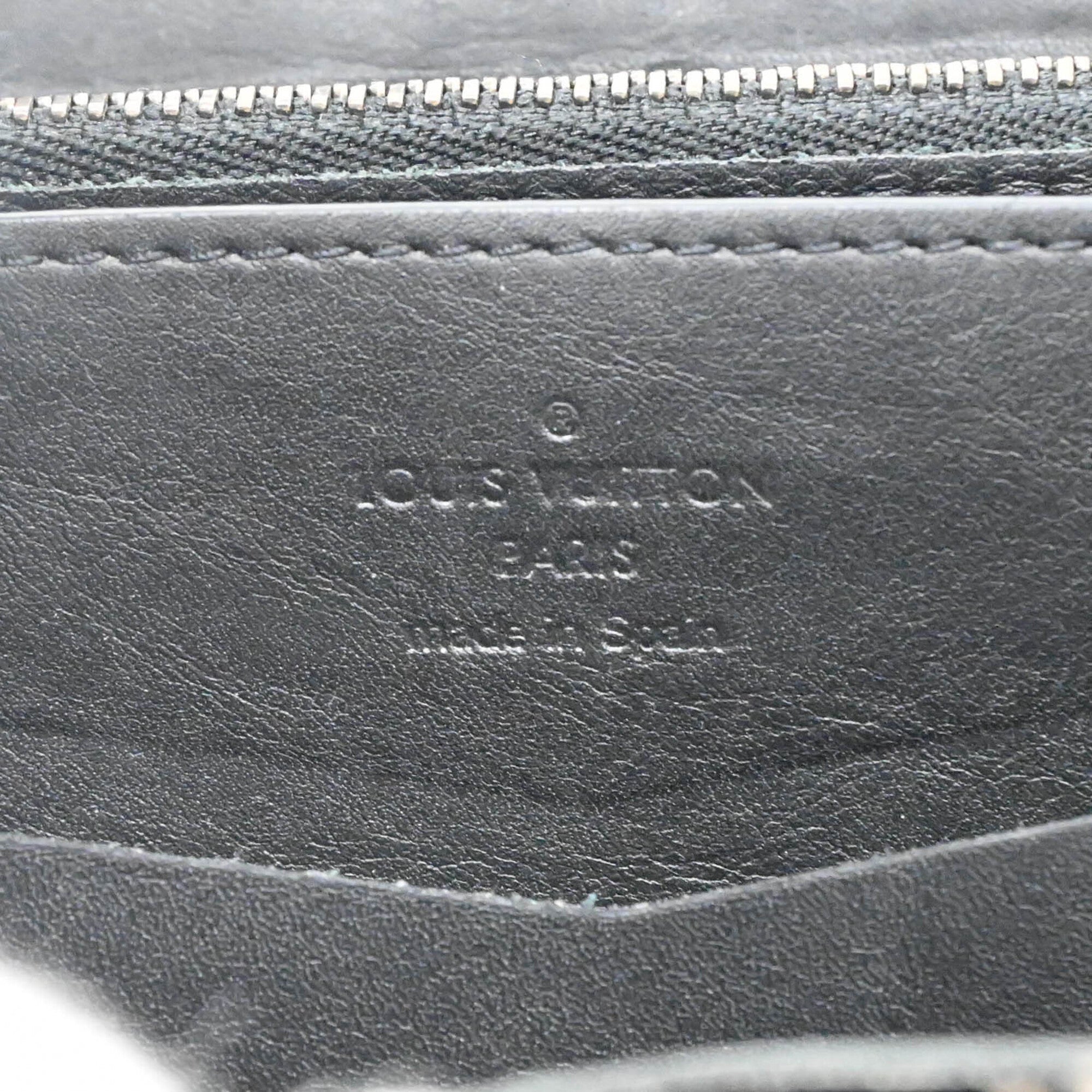 Louis Vuitton Black Damier Infini Long Wallet (Bi-Fold) (Pre-Owned)
