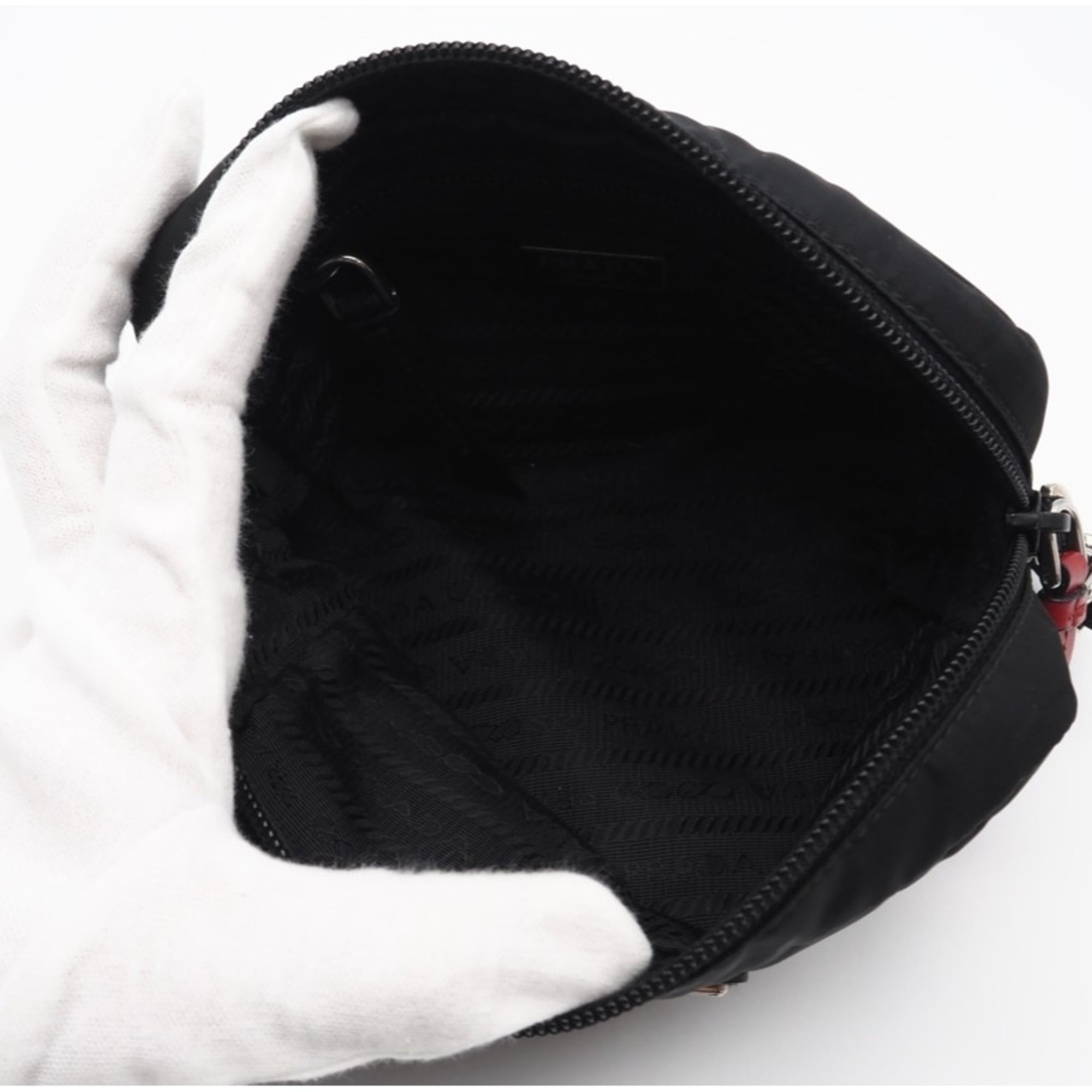 Prada Black Nylon Pouch (Pre-Owned)