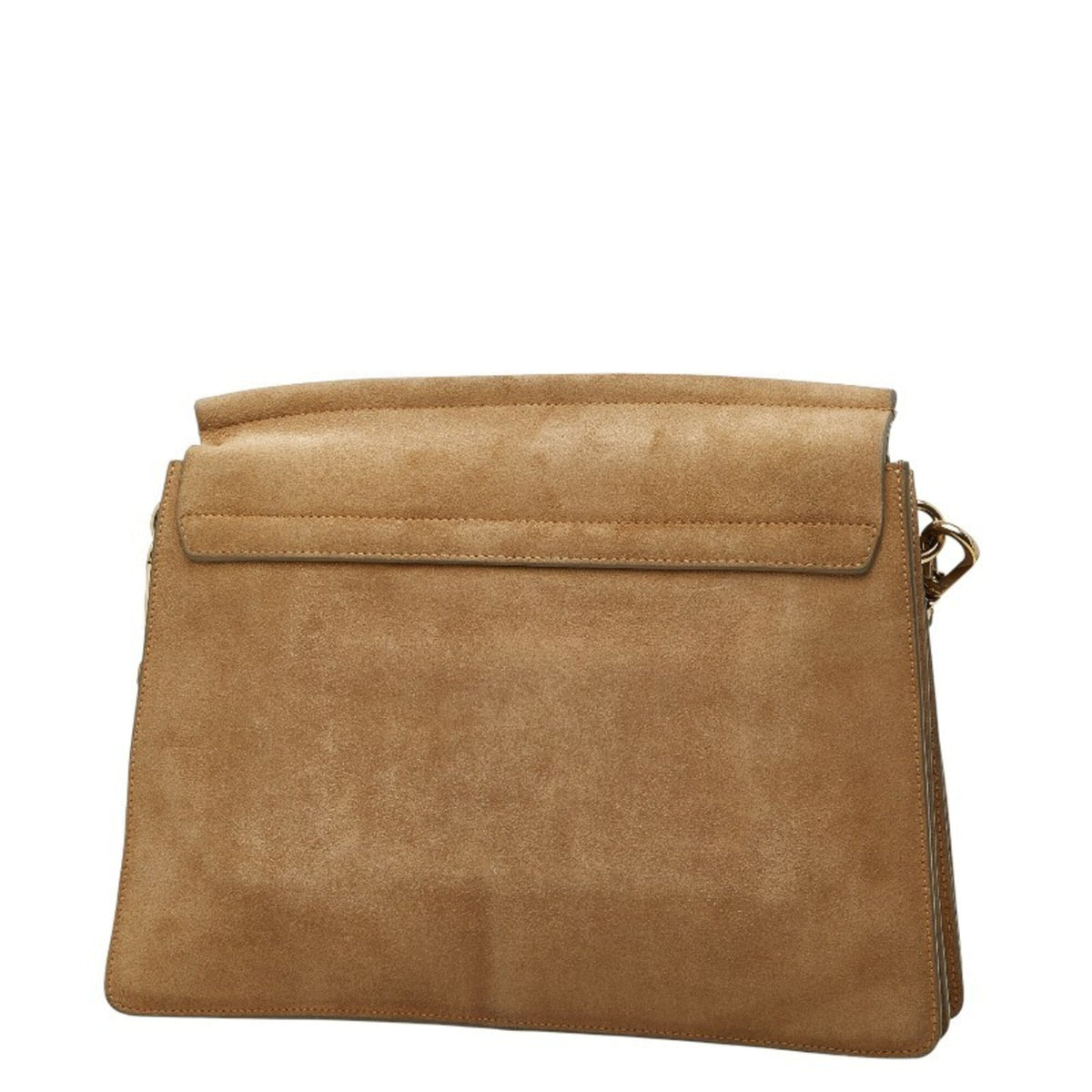 Chloé Beige Suede Leather Shoulder Bag (Pre-Owned)