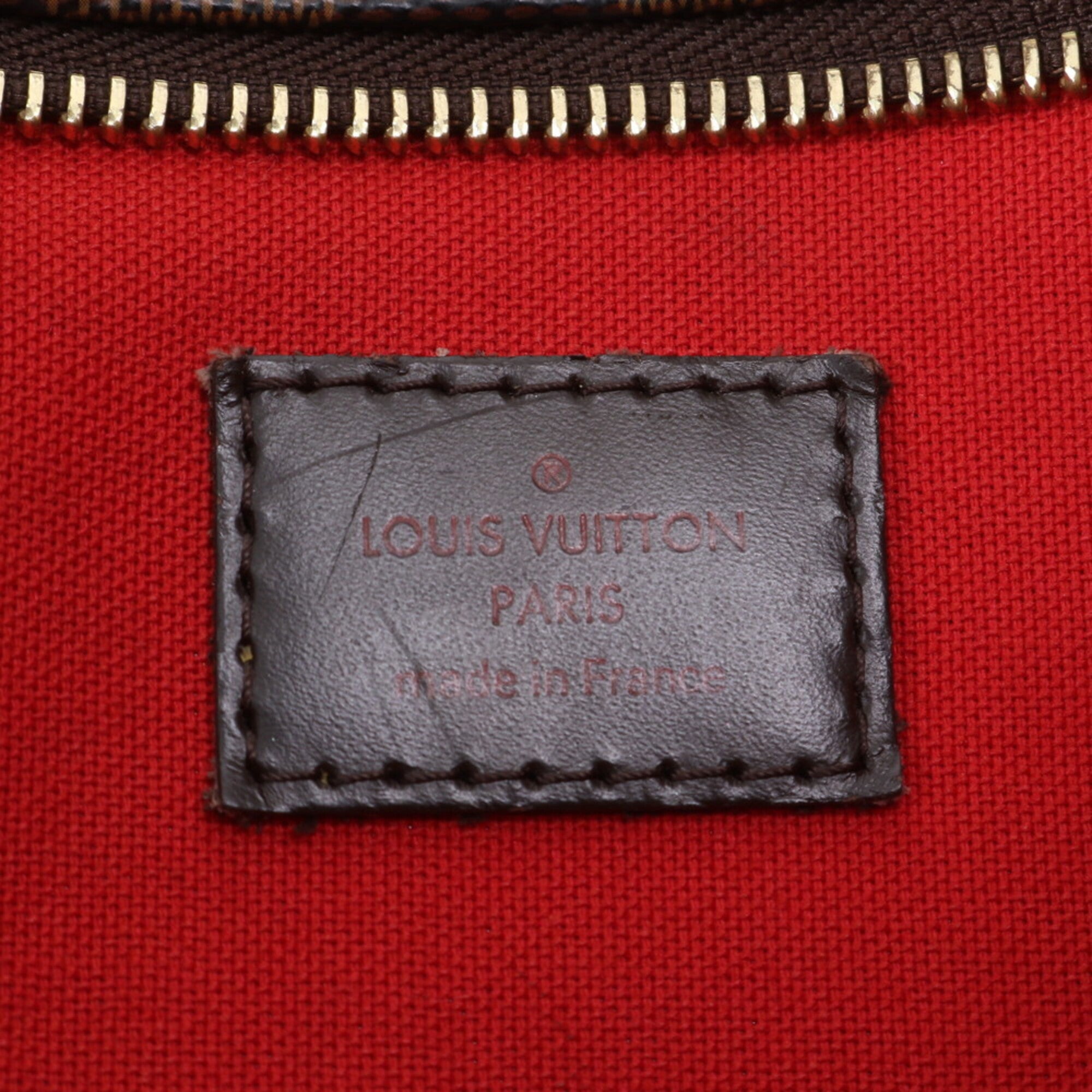 Louis Vuitton Brown Damier Canvas Leather Coated Canvas Shoulder Bag (Pre-Owned)