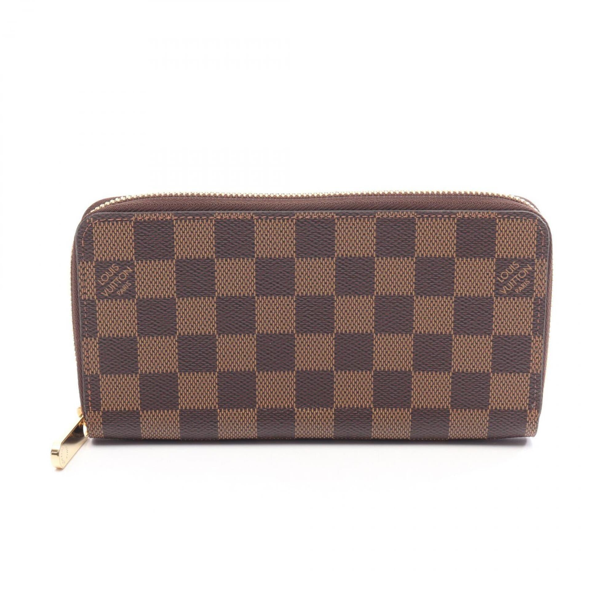 Louis Vuitton Brown Pvc Damier Canvas Long Wallet (Bi-Fold) (Pre-Owned)
