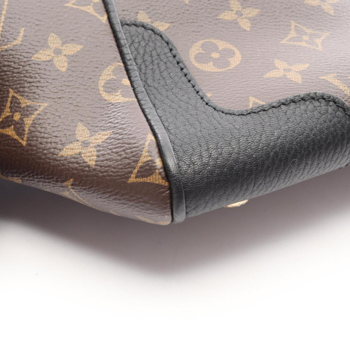 Louis Vuitton Black Brown Monogram Monogram Handbag Tote Bag (Pre-Owned)