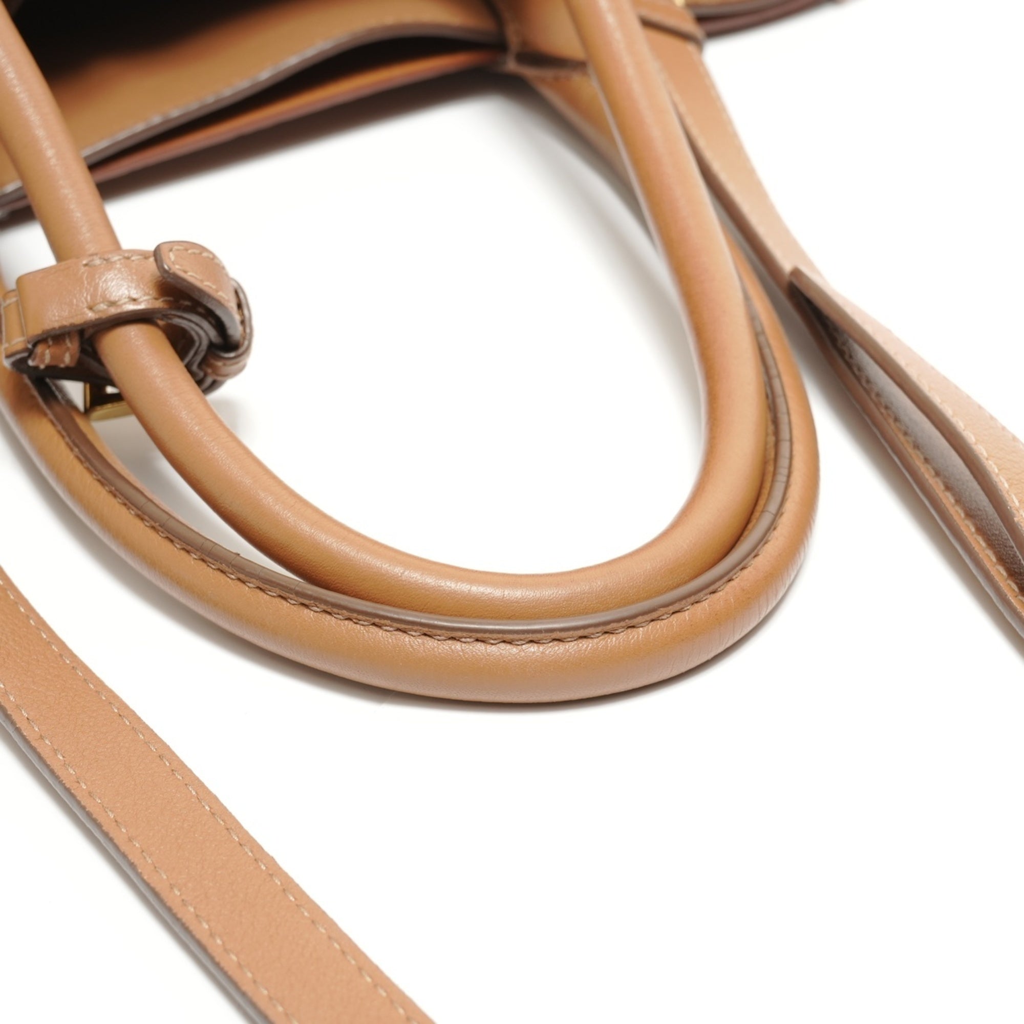 Prada Brown Leather Handbag (Pre-Owned)