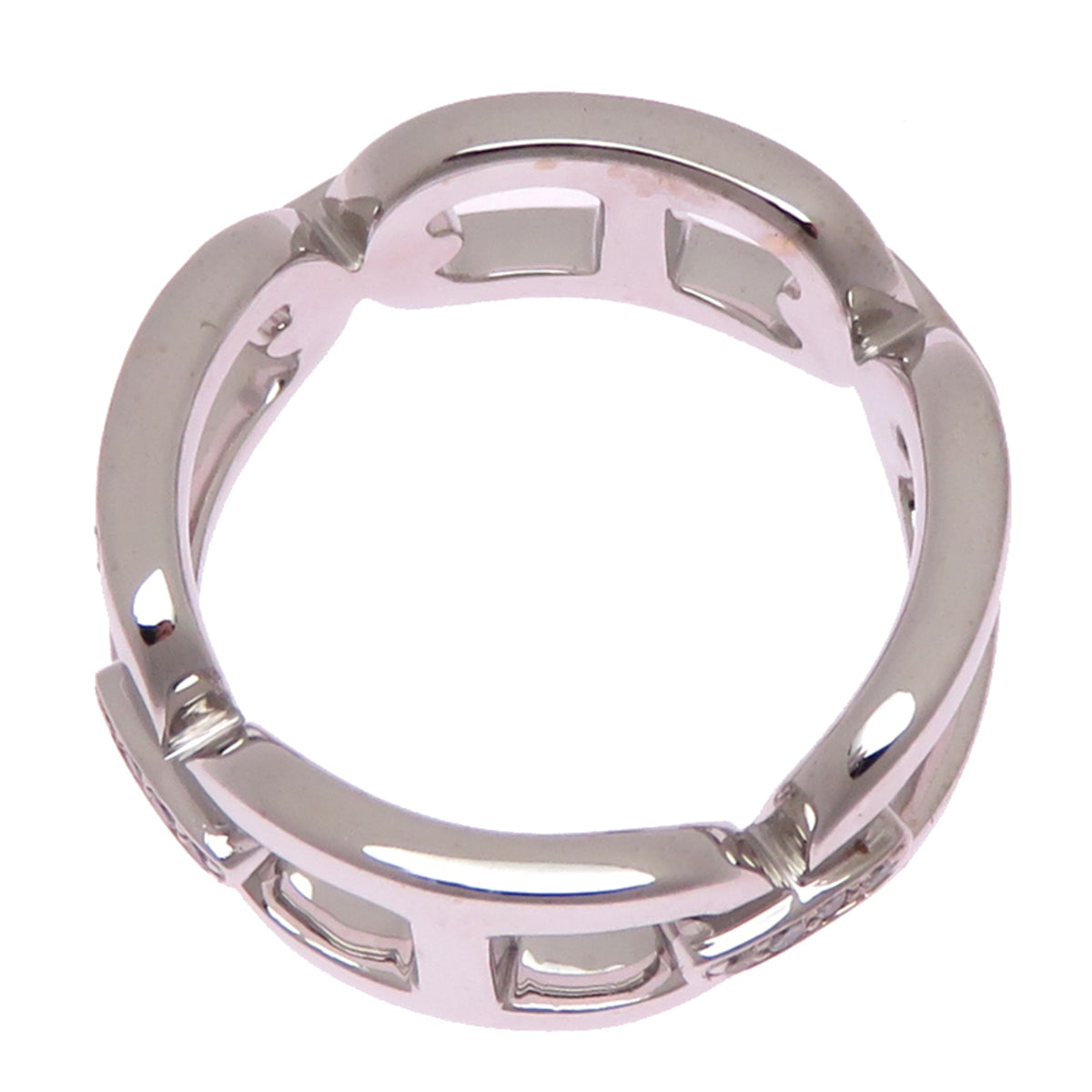 Celine White Gold (18K) Band Ring (Pre-Owned)