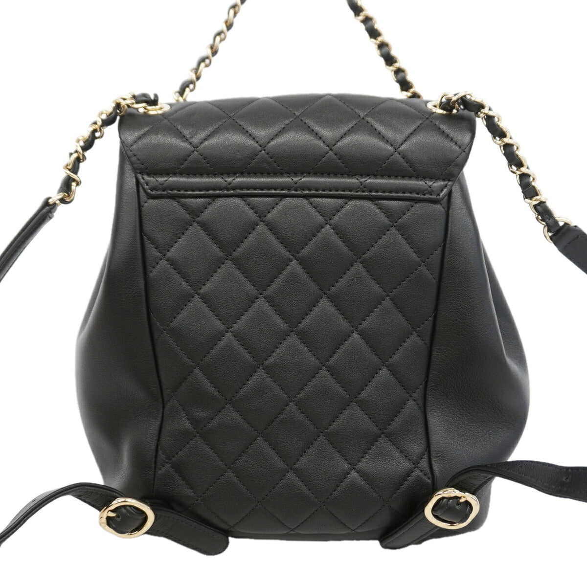 Chanel Black Leather Backpack (Pre-Owned)