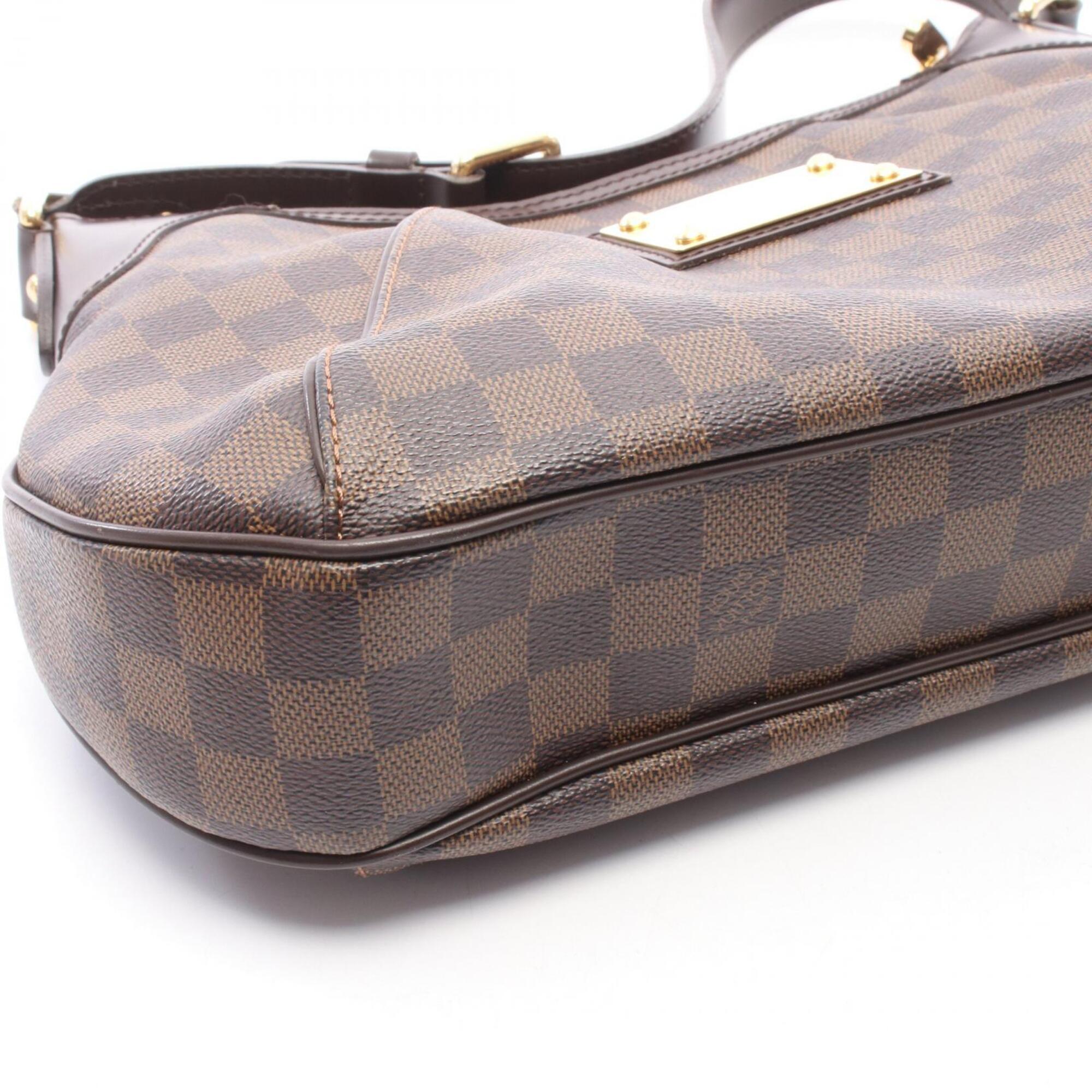 Louis Vuitton Brown Damier Canvas Coated Canvas Leather Handbag Shoulder Bag (Pre-Owned)