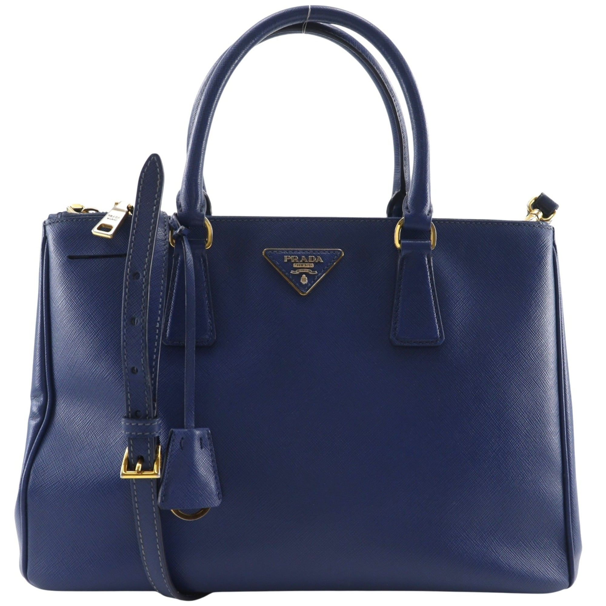 Prada Blue Saffiano Tote Bag (Pre-Owned)