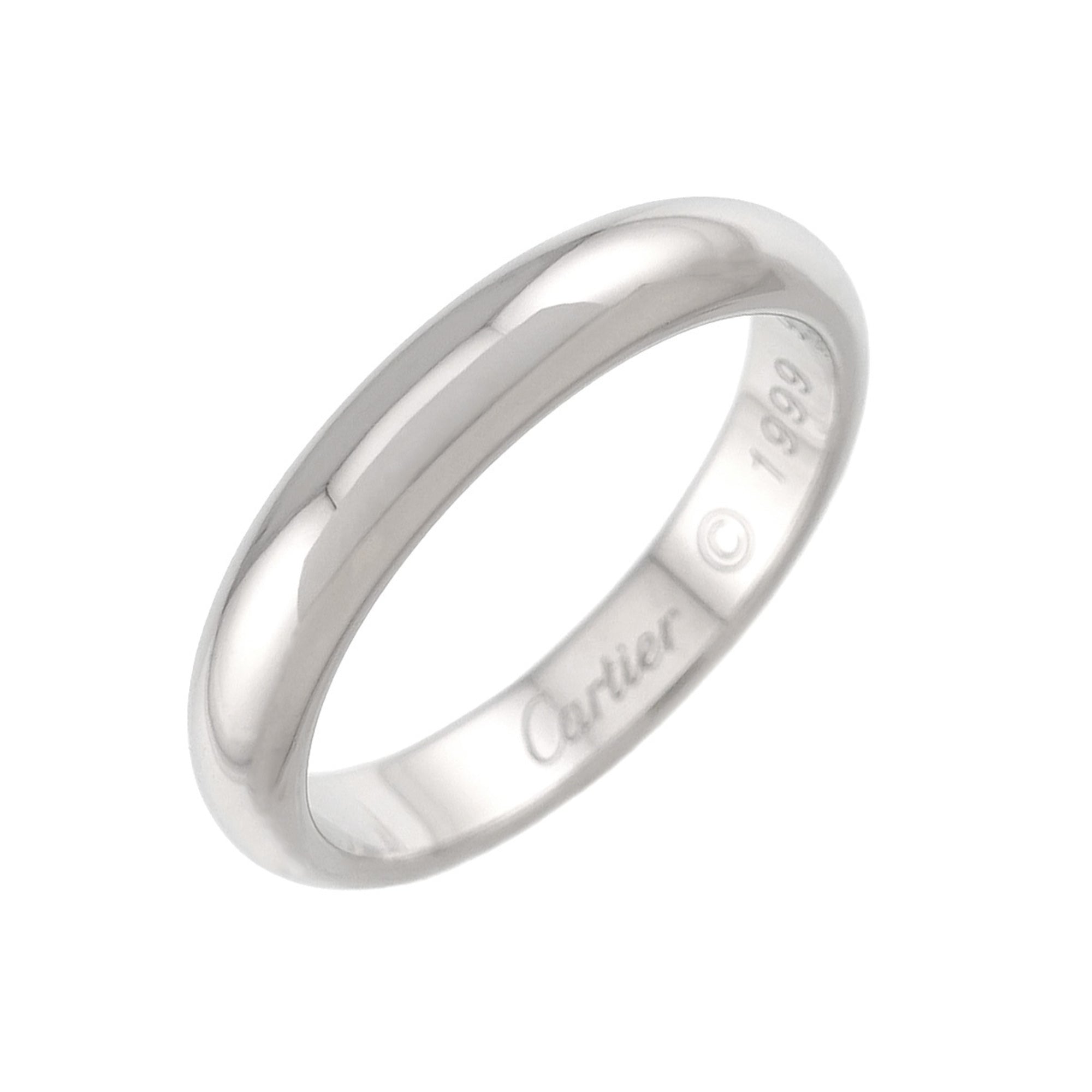Cartier Platinum 950 Band Ring (Pre-Owned)
