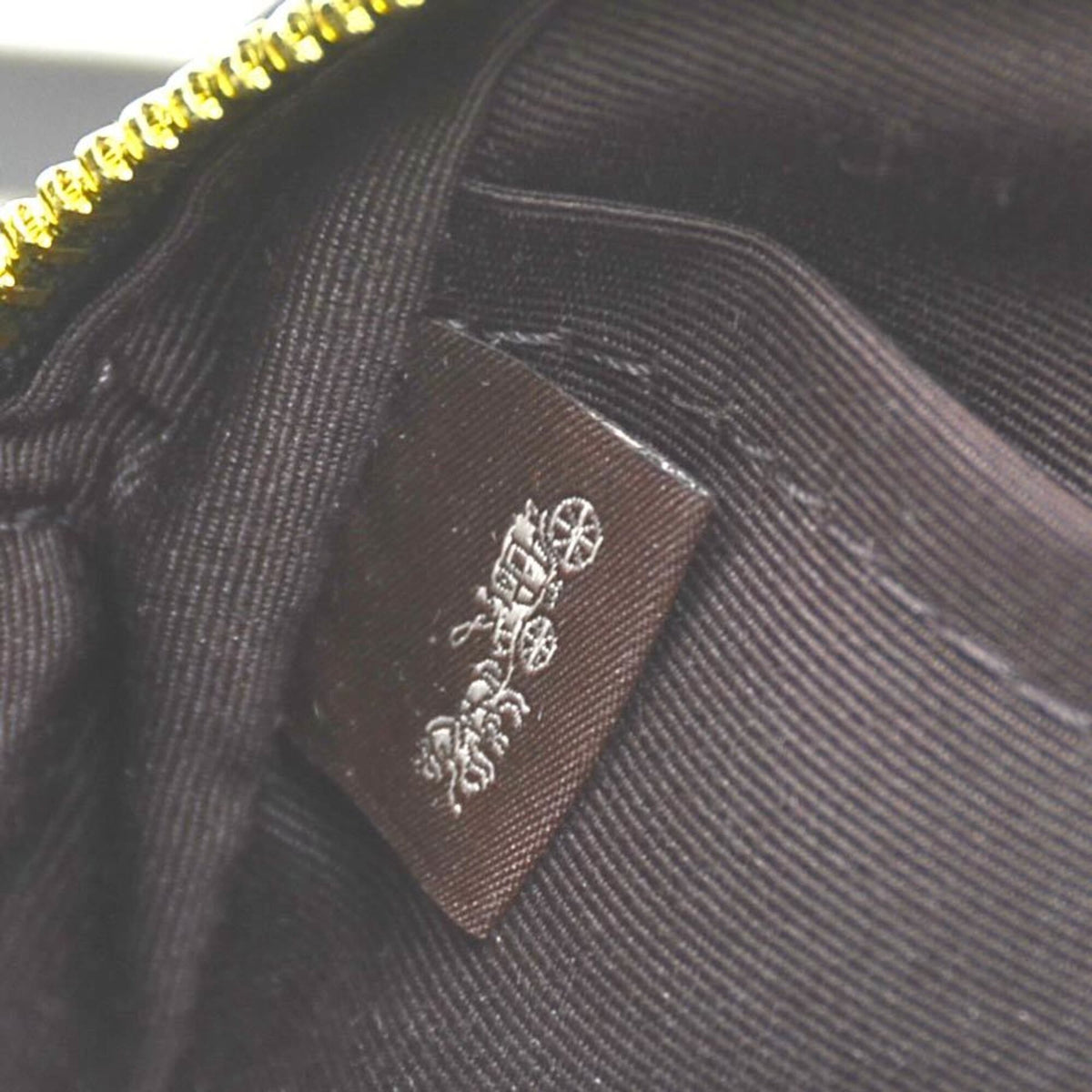 Coach Black Brown Leather Shoulder Bag (Pre-Owned)